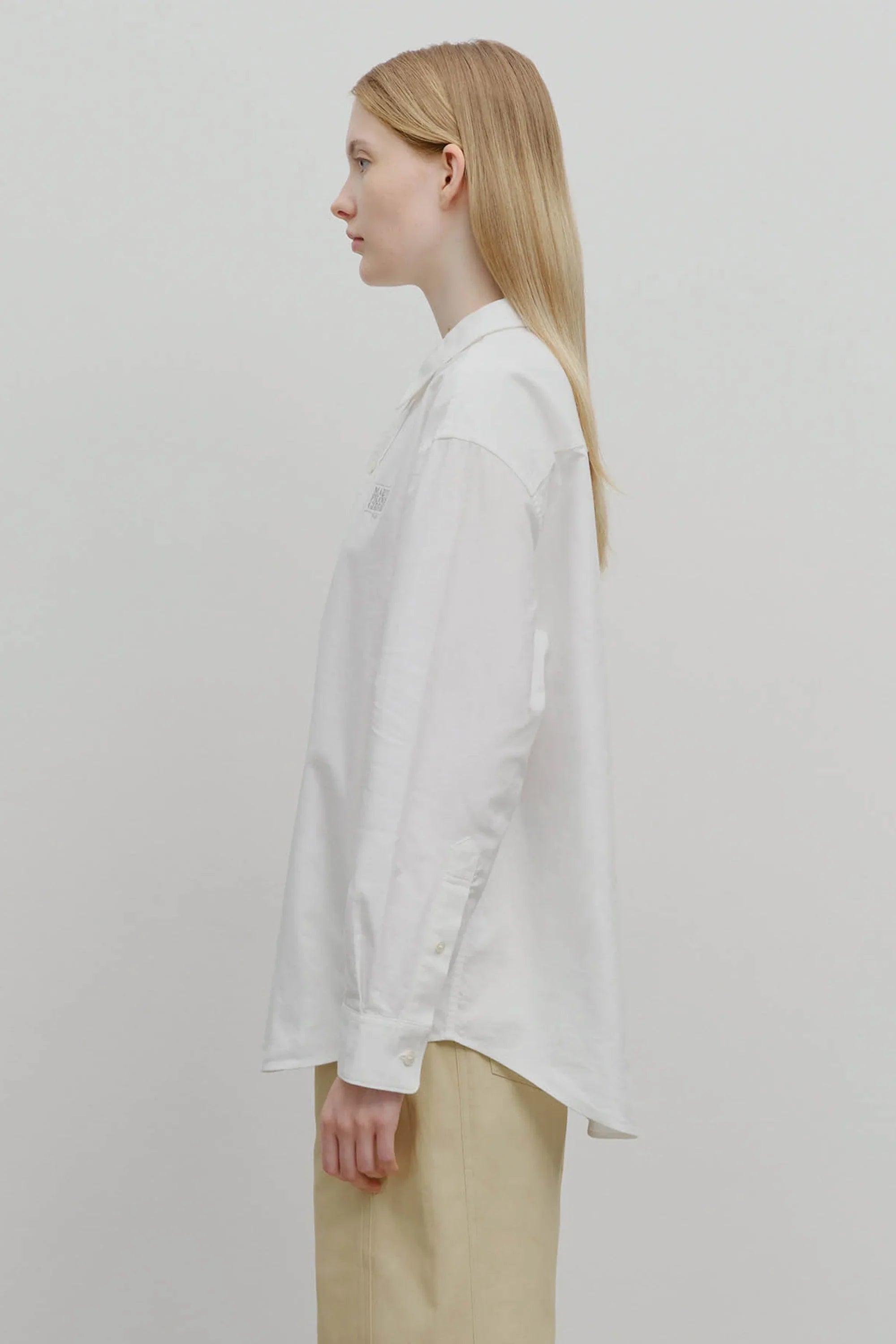 Oversized Oxford Shirt White