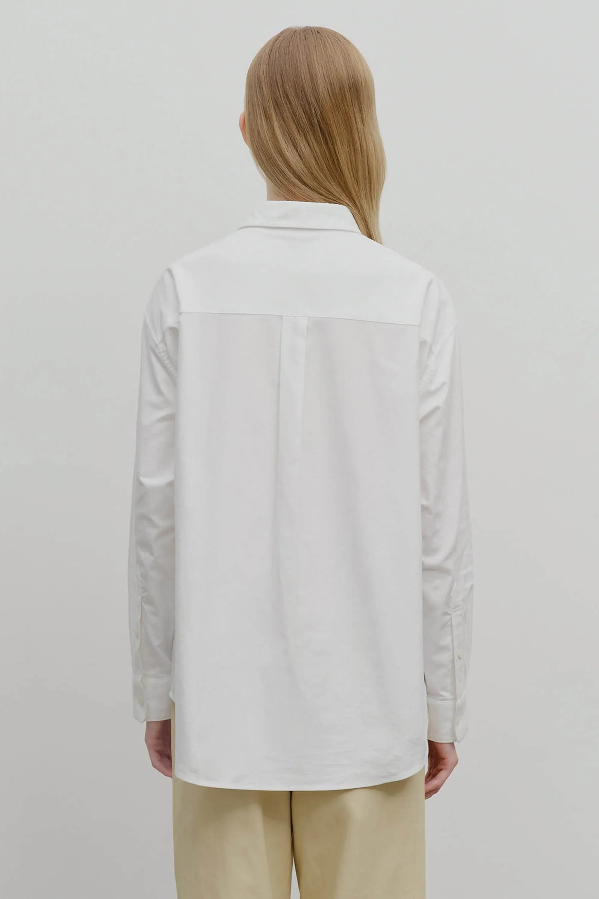 Oversized Oxford Shirt White