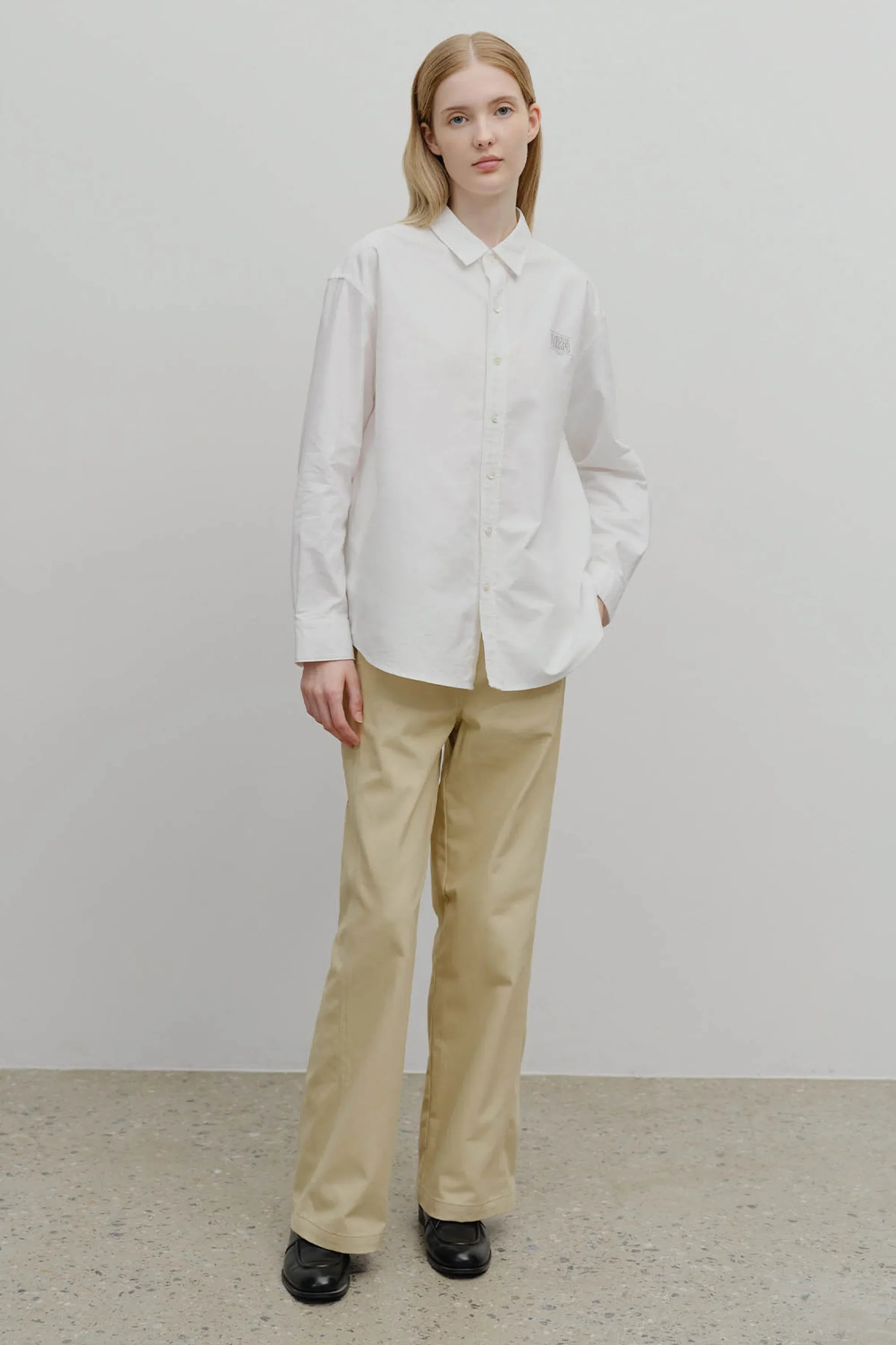 Oversized Oxford Shirt White