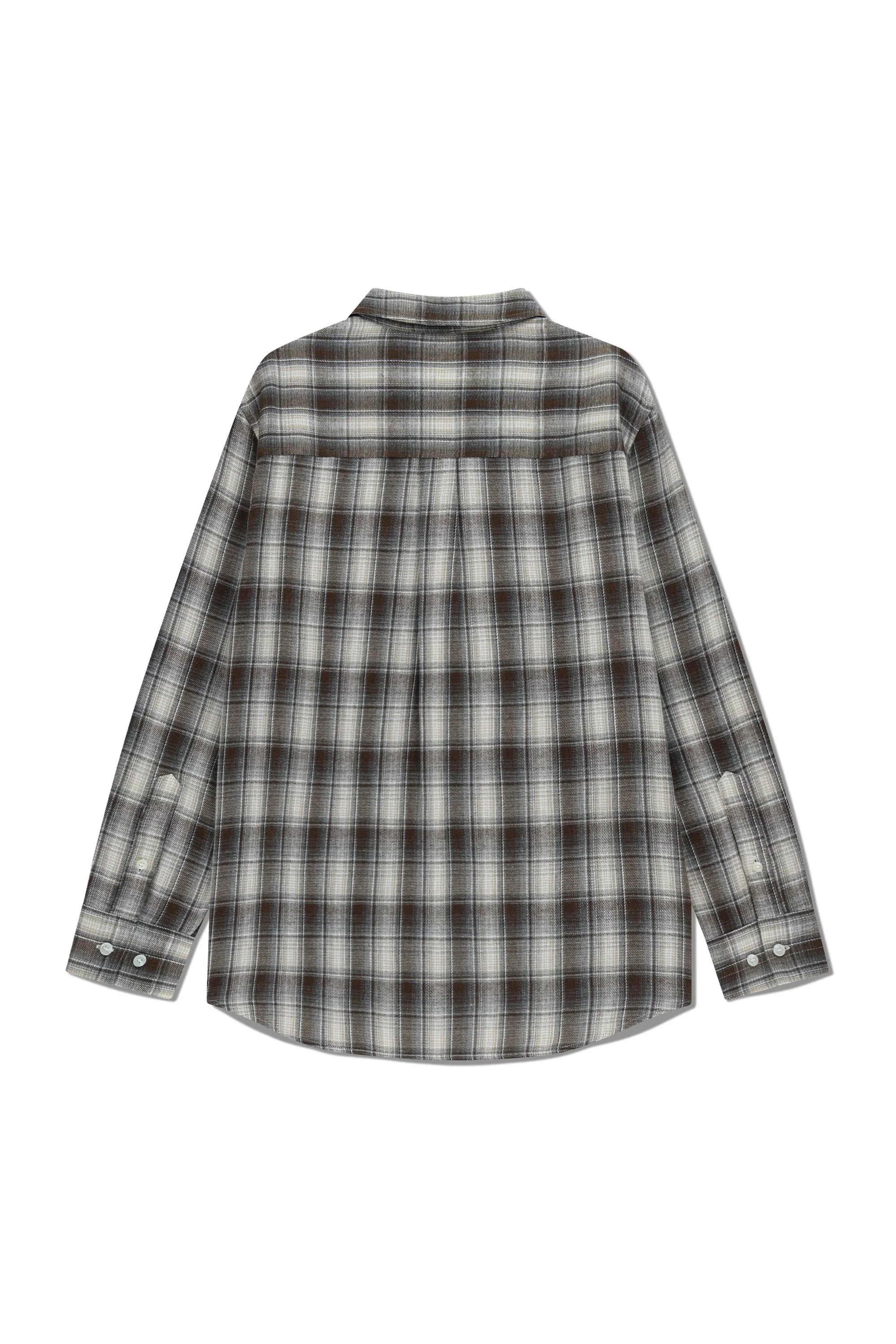 Classic Logo Ombre Check Shirt Brown