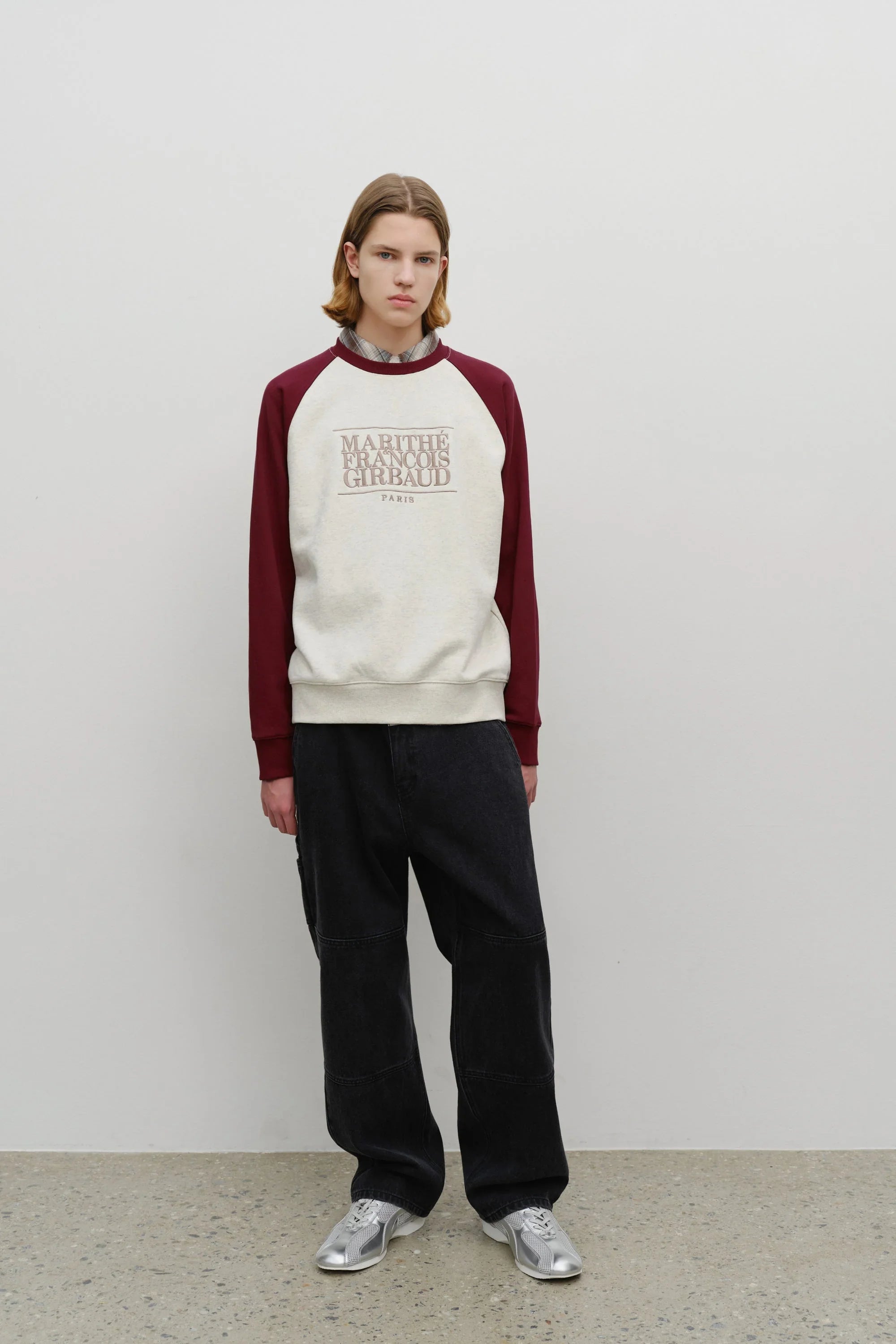 Cl Color Bl Raglan Sweatshirt Burgundy
