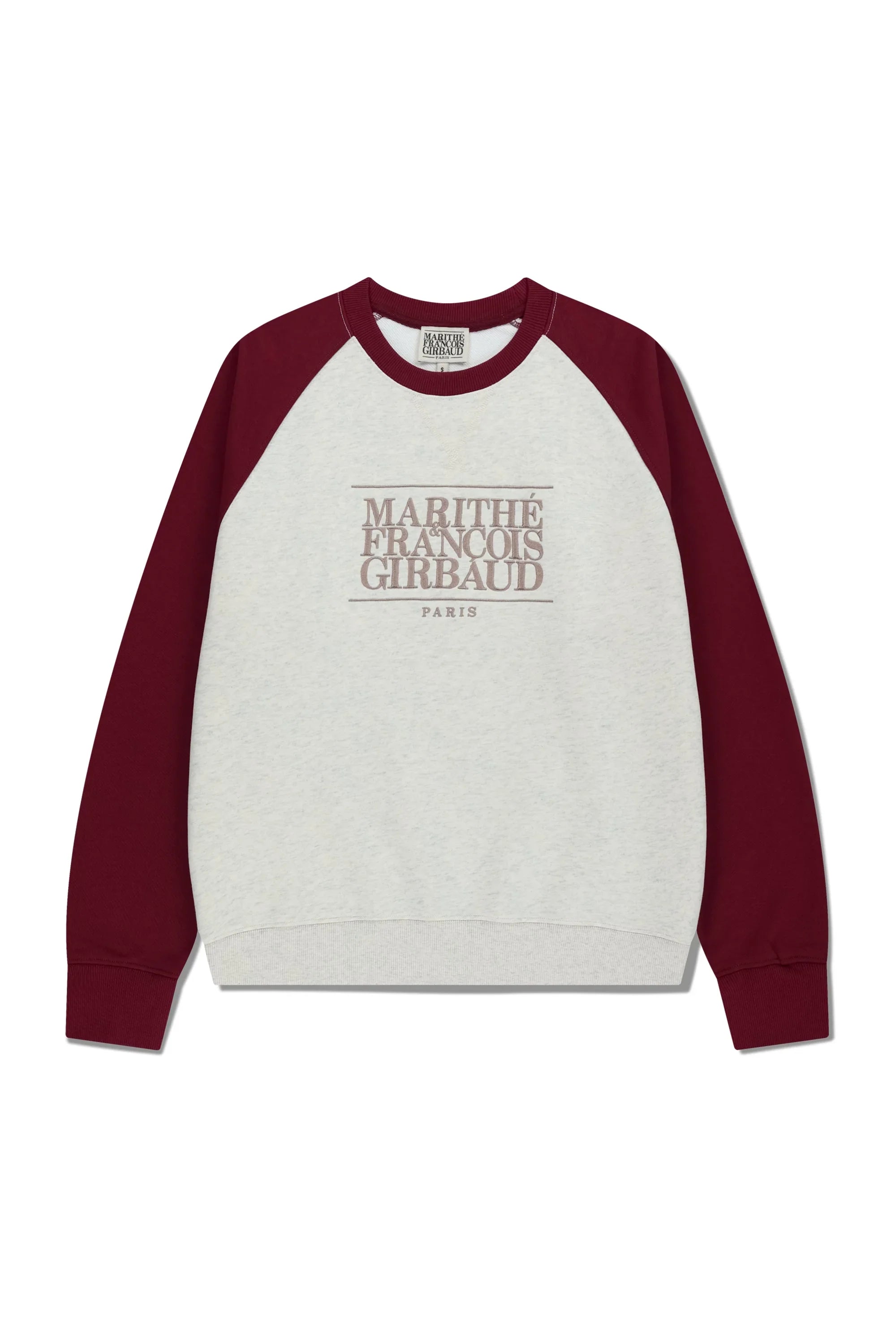Cl Color Bl Raglan Sweatshirt Burgundy