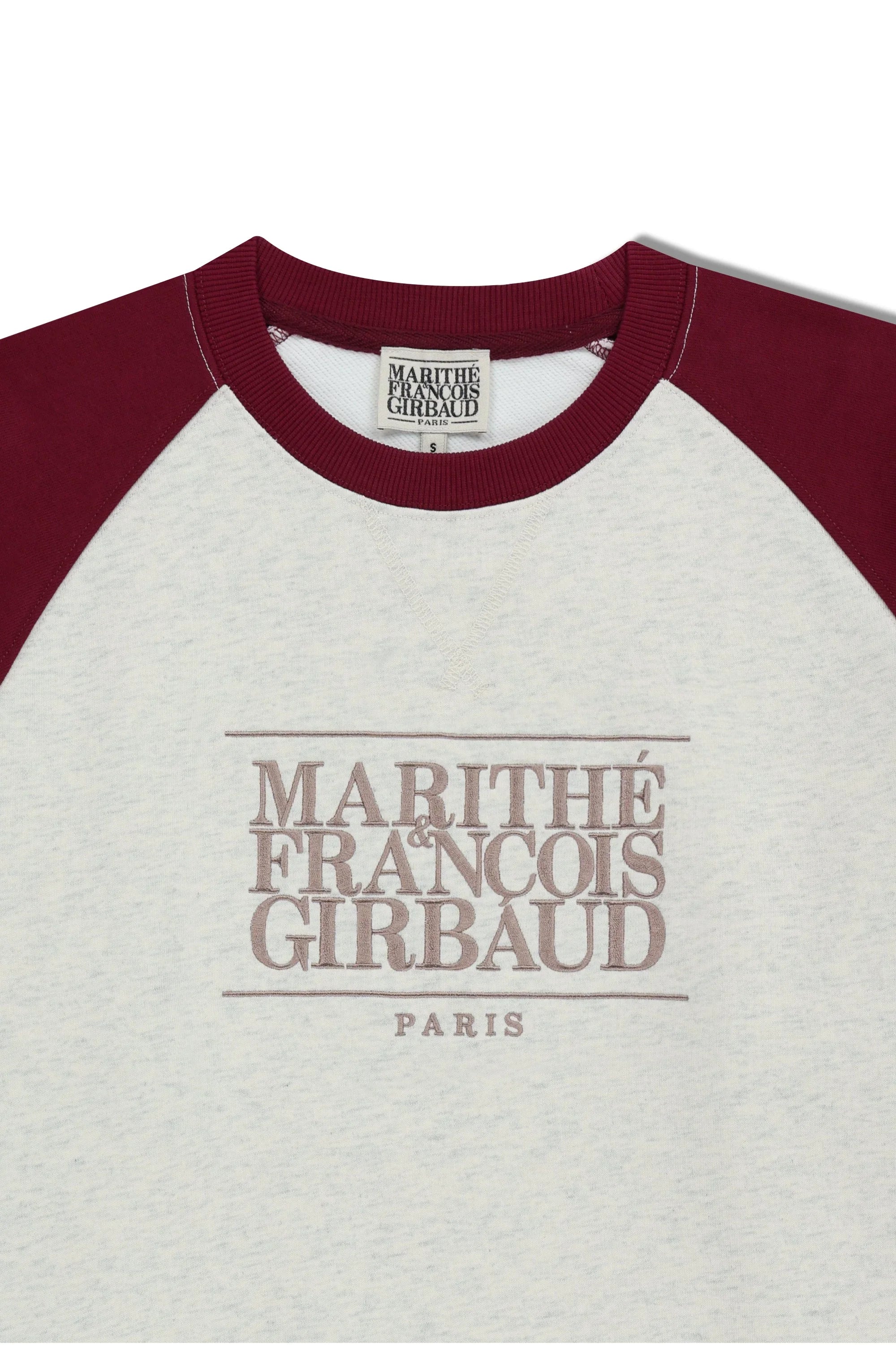 Cl Color Bl Raglan Sweatshirt Burgundy