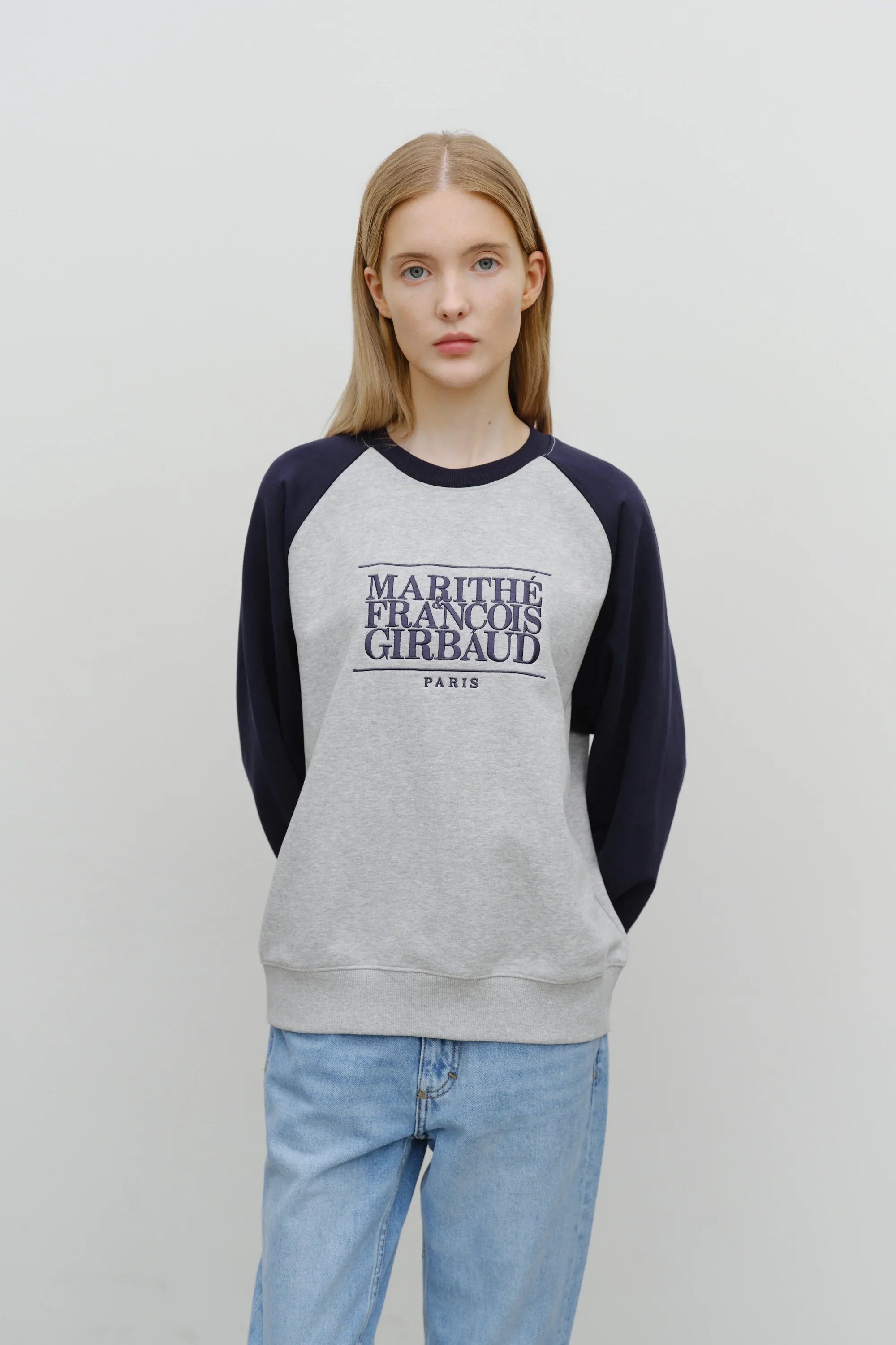 Cl Color Bl Raglan Sweatshirt Navy