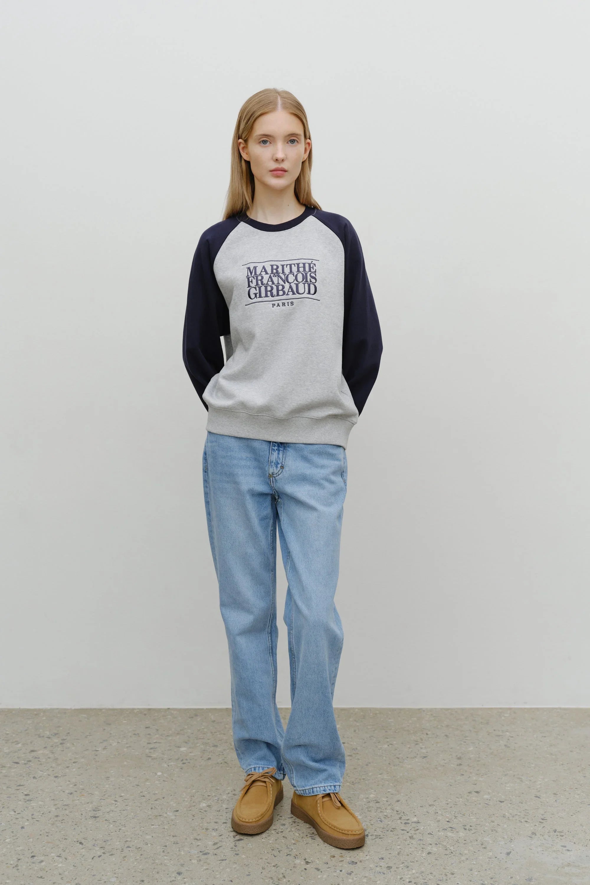 Cl Color Bl Raglan Sweatshirt Navy