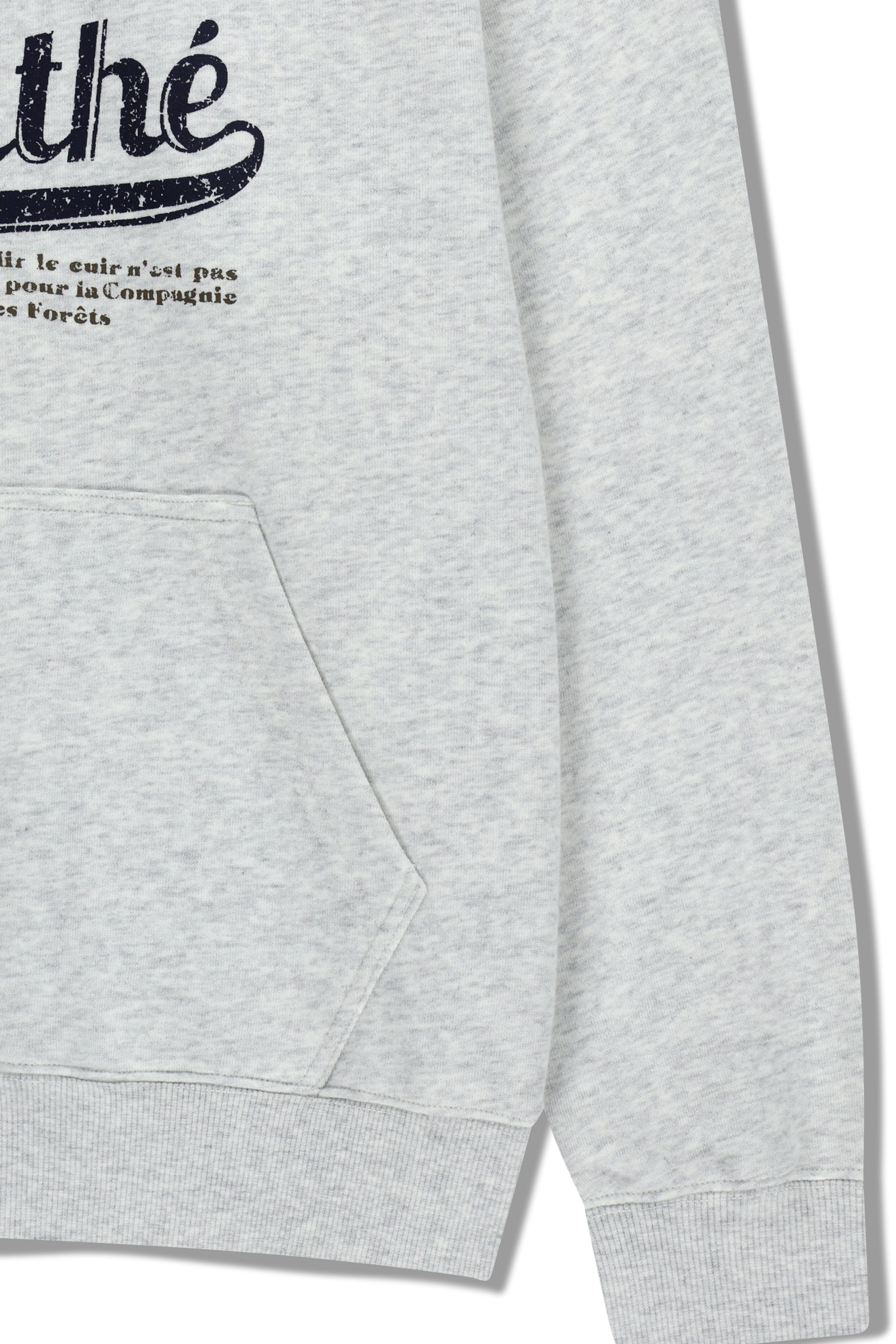 Baseball Logo Collar Half Zipup Sweatshirt Light Heather Gray