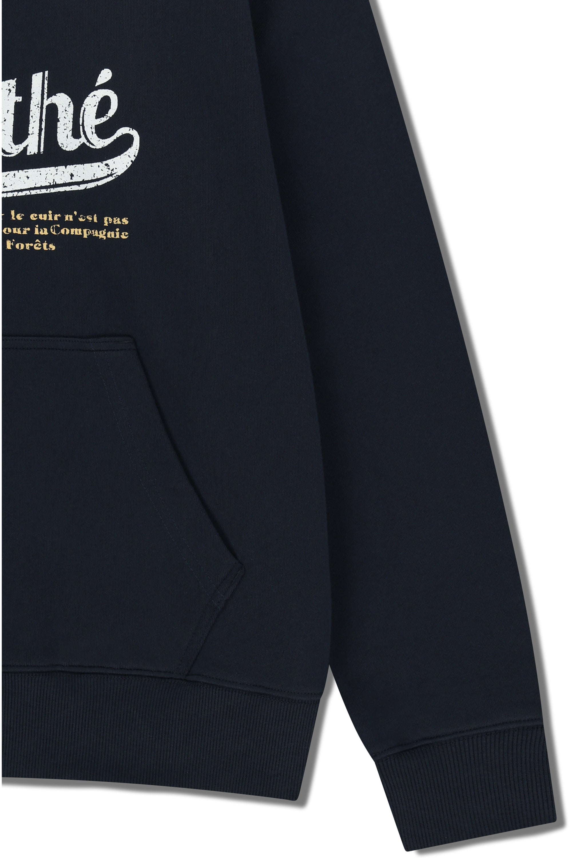 Baseball Logo Collar Half Zipup Sweatshirt Navy