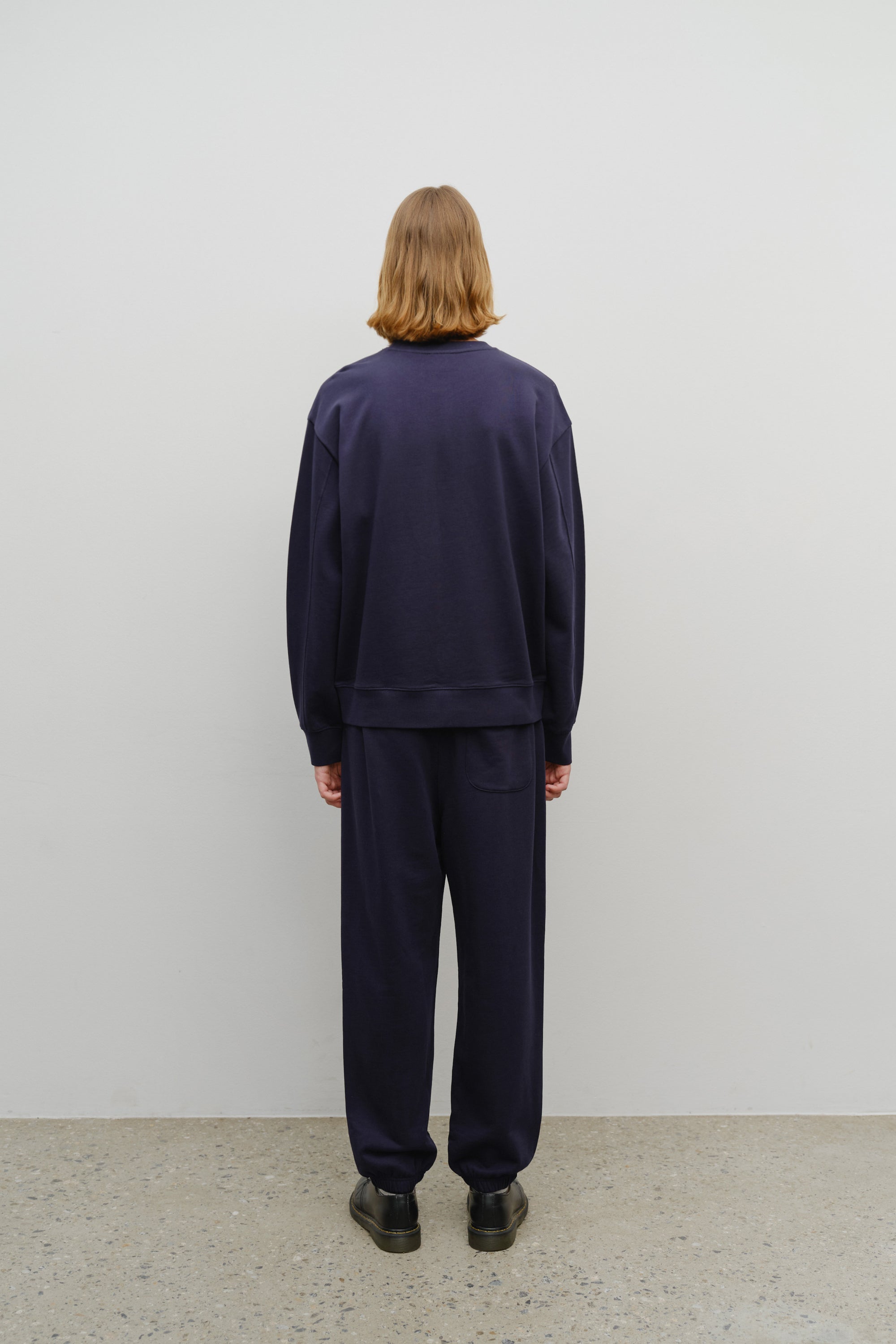 Regular Logo Sweat Set-Up Navy