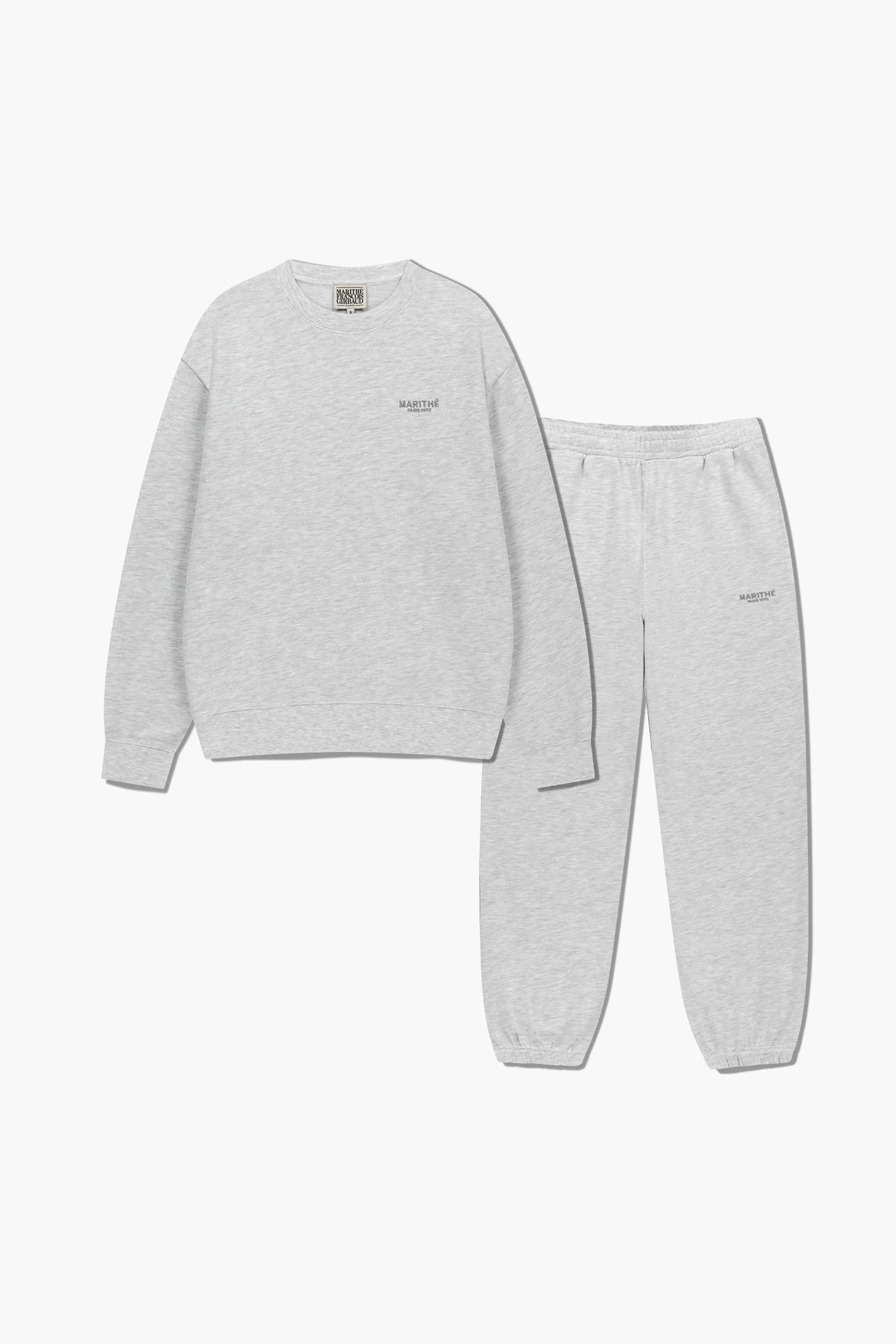 Regular Logo Sweat Set-Up Light Heather Gray