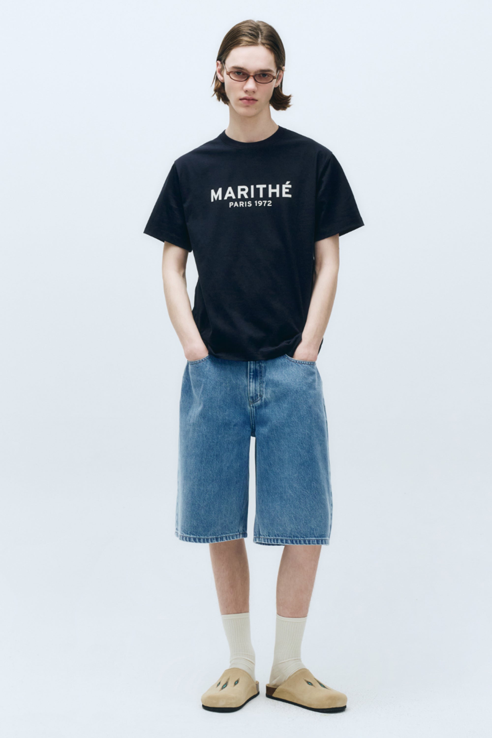 Regular Logo Tee Navy