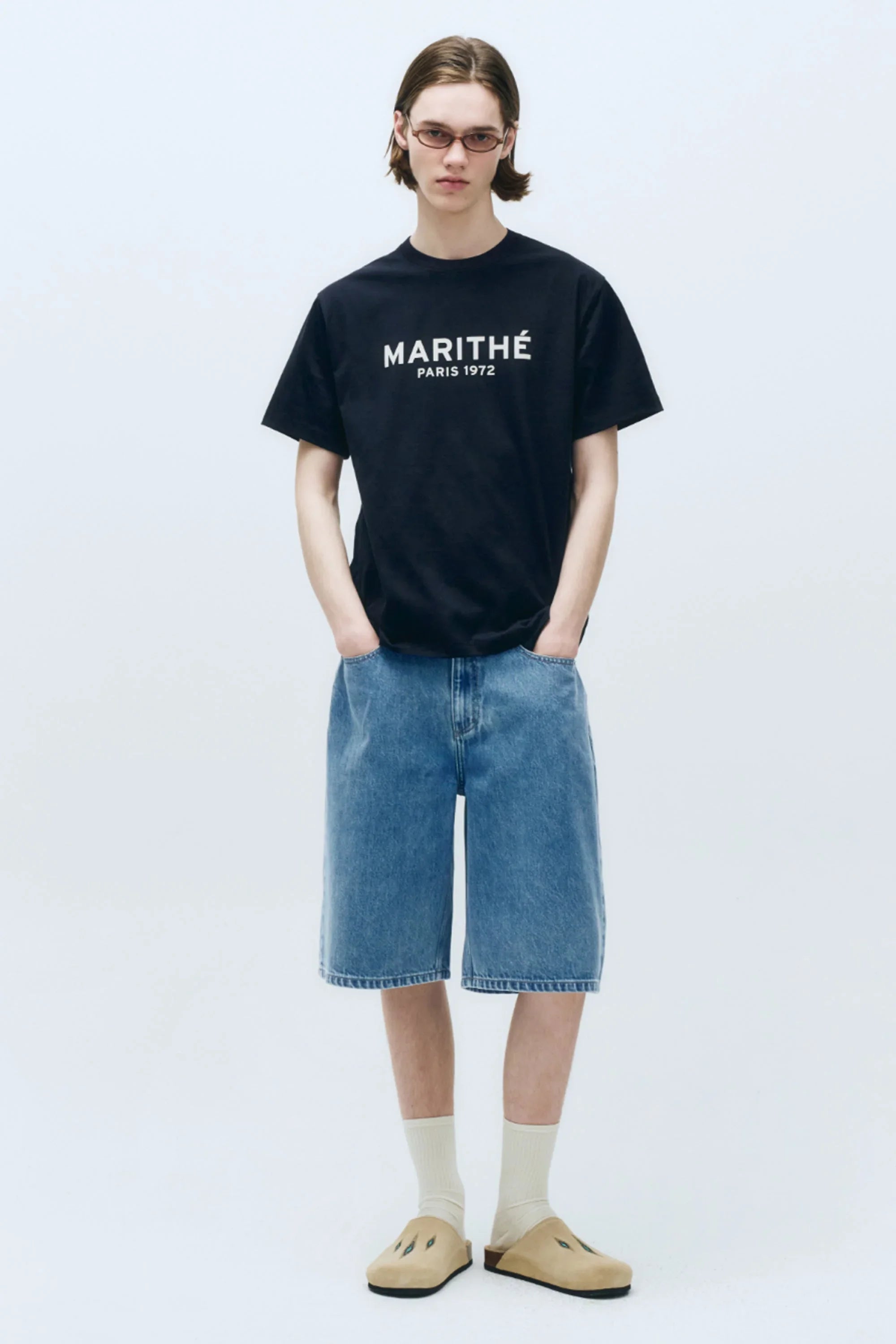 Regular Logo Tee Navy