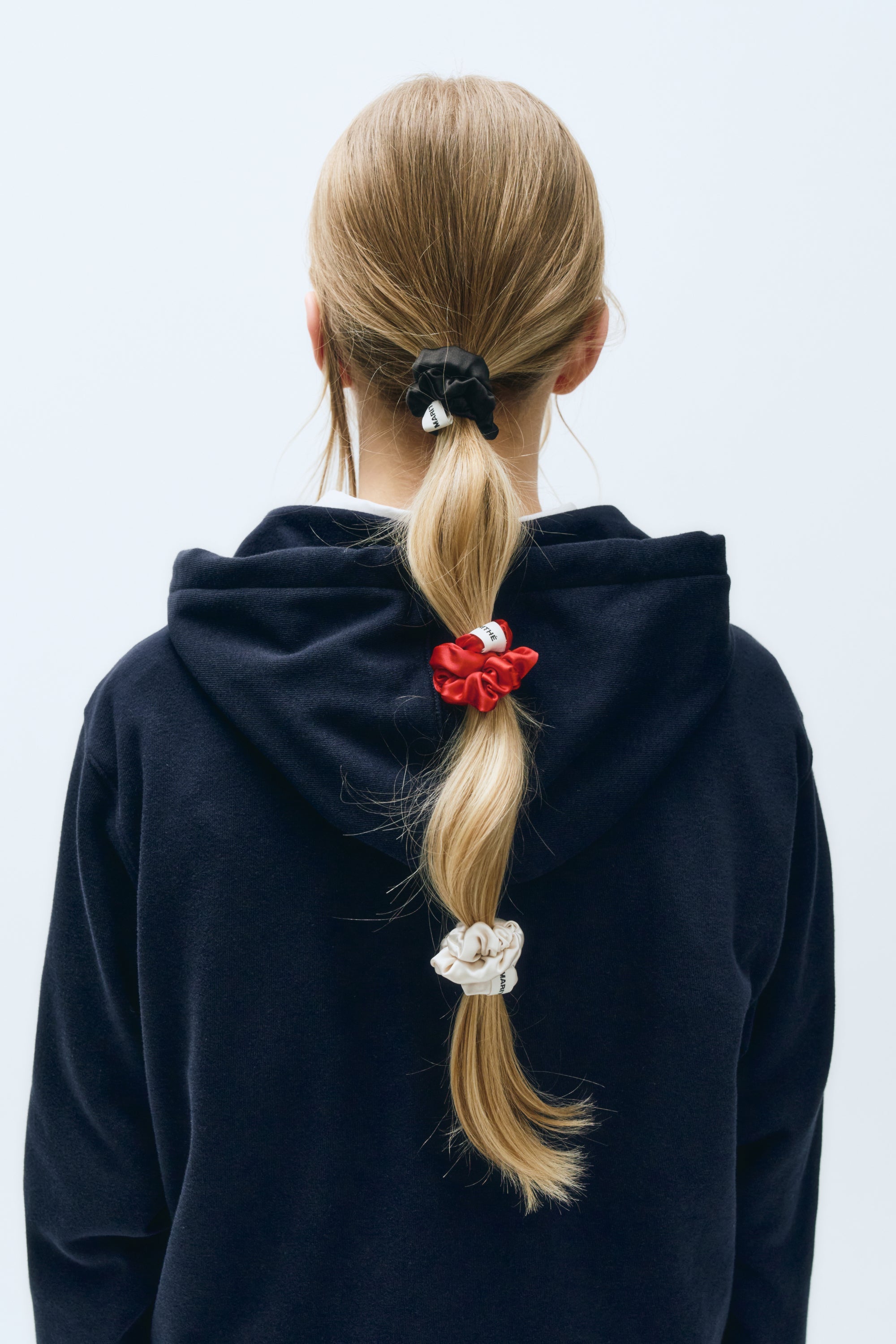 Reg Logo Satin Scrunchie 3Pack Mix