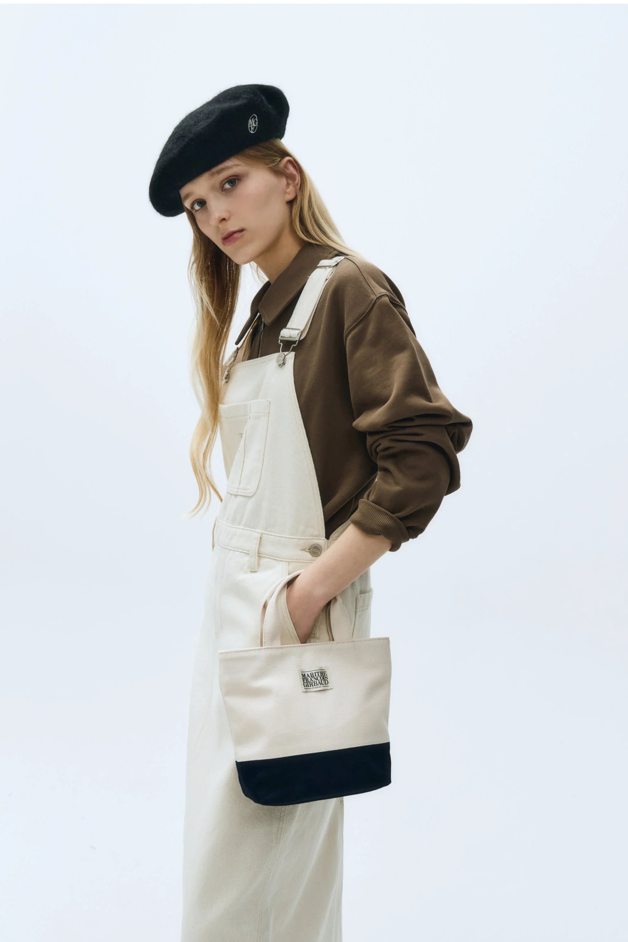 Classic Logo Canvas Tote Bag Natural