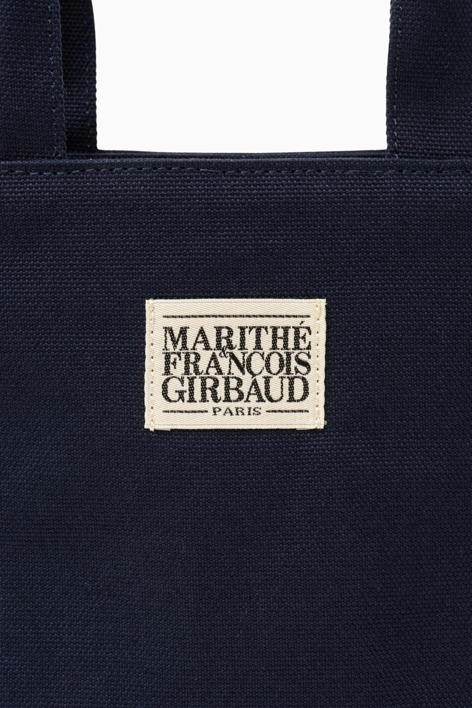 Classic Logo Canvas Tote Bag Navy
