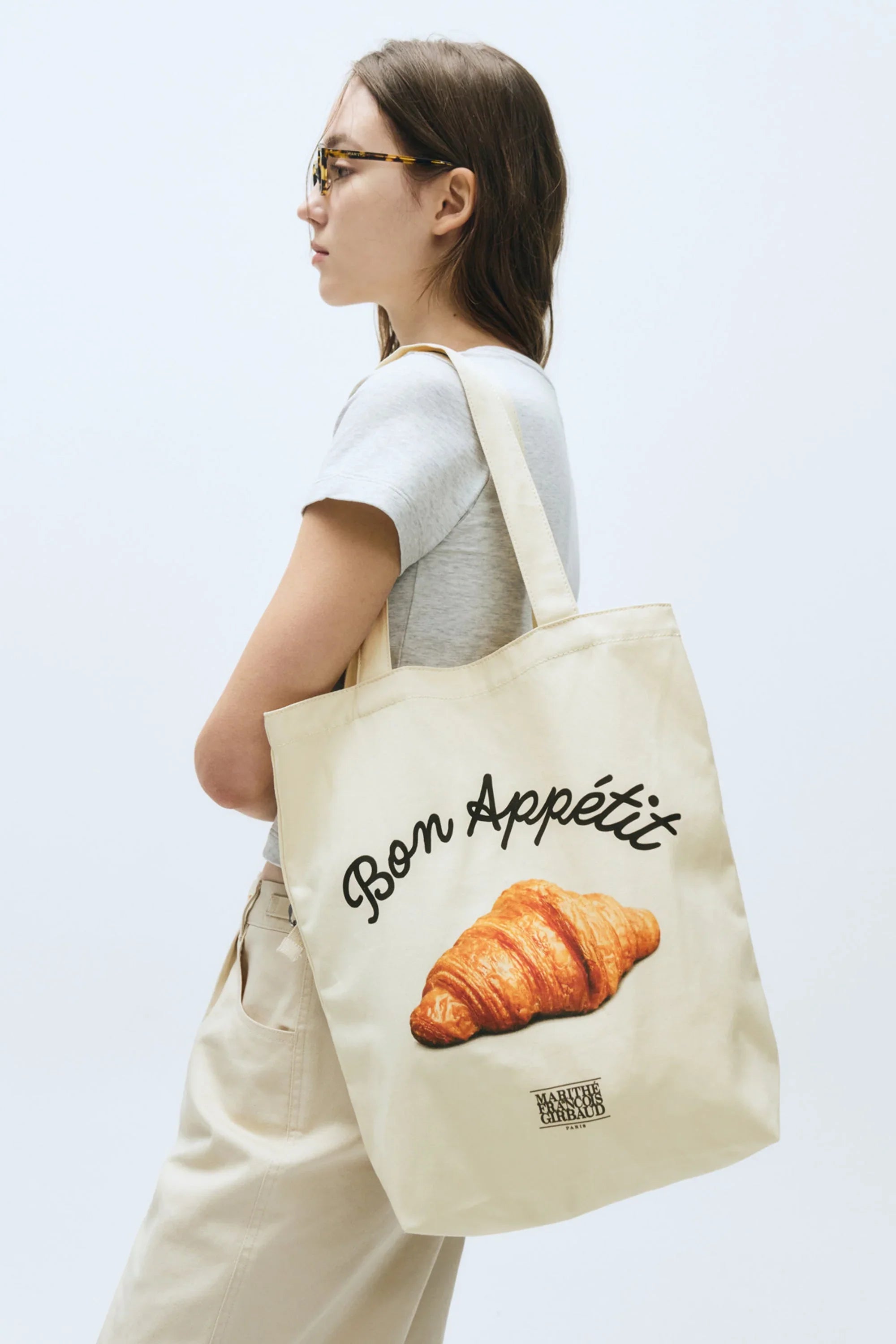 Bread Graphic Eco Bag Natural