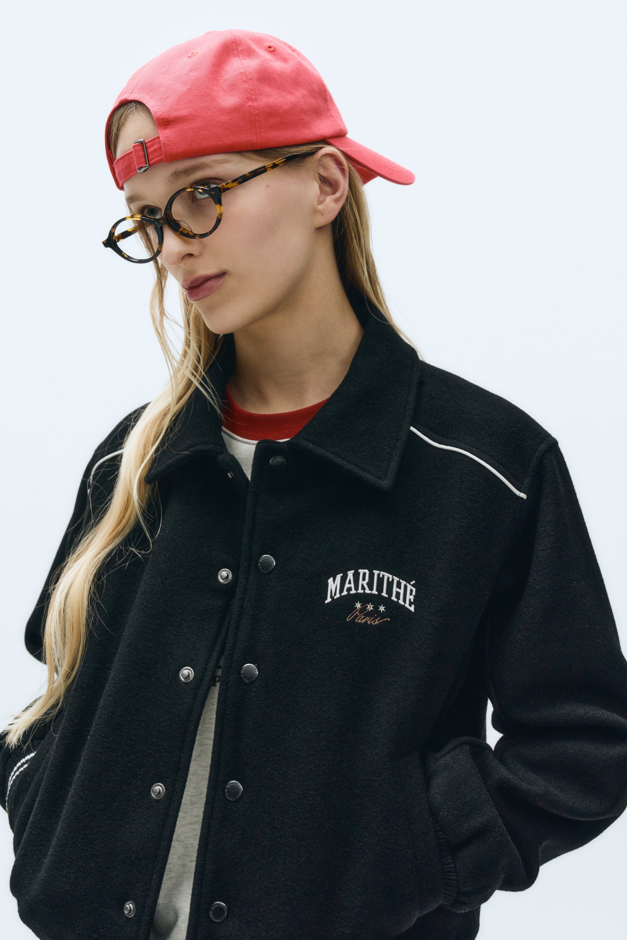 Vintage Baseball Graphic Cap Red