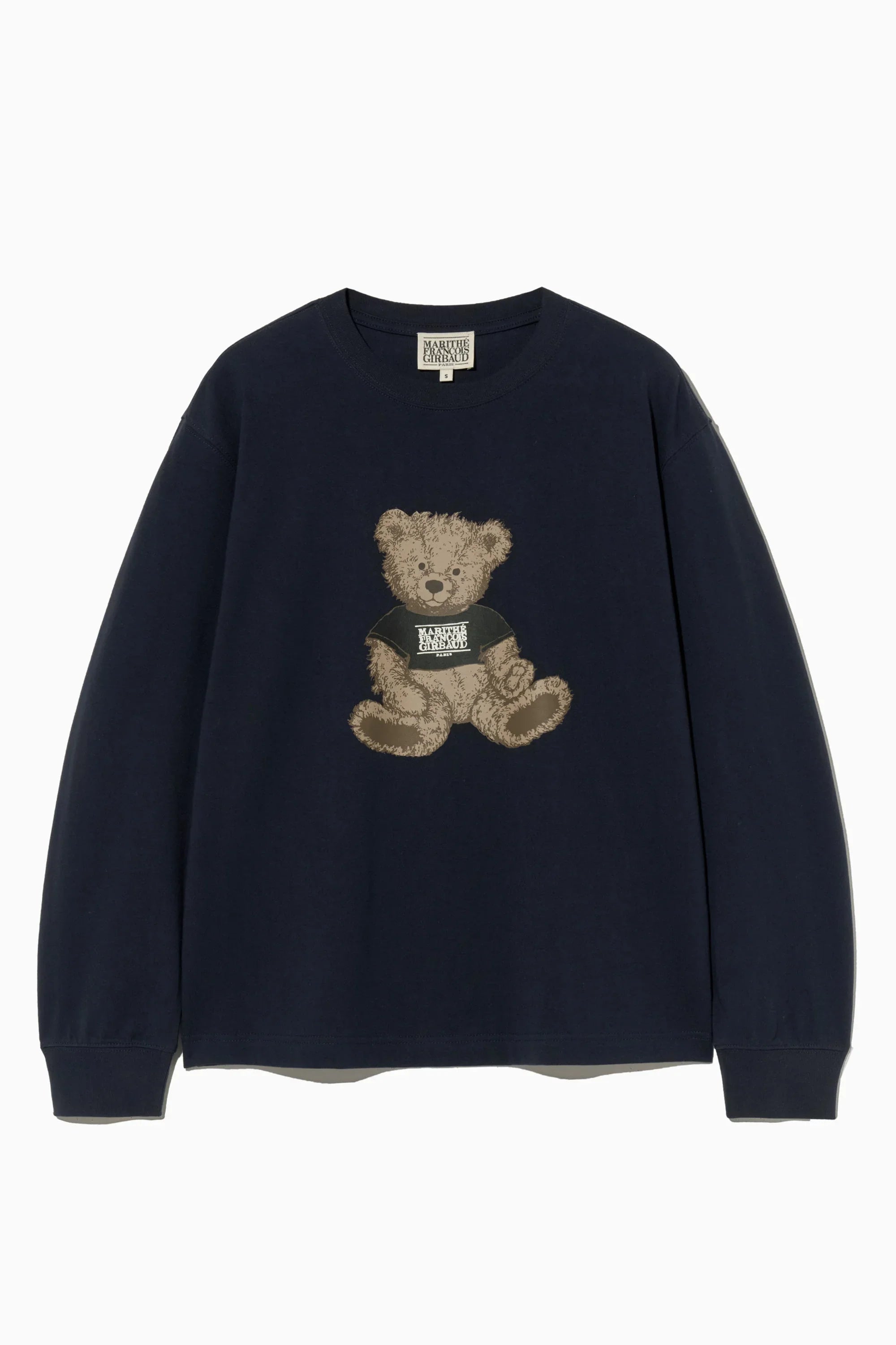 Doodle Bear Long Sleeve Navy