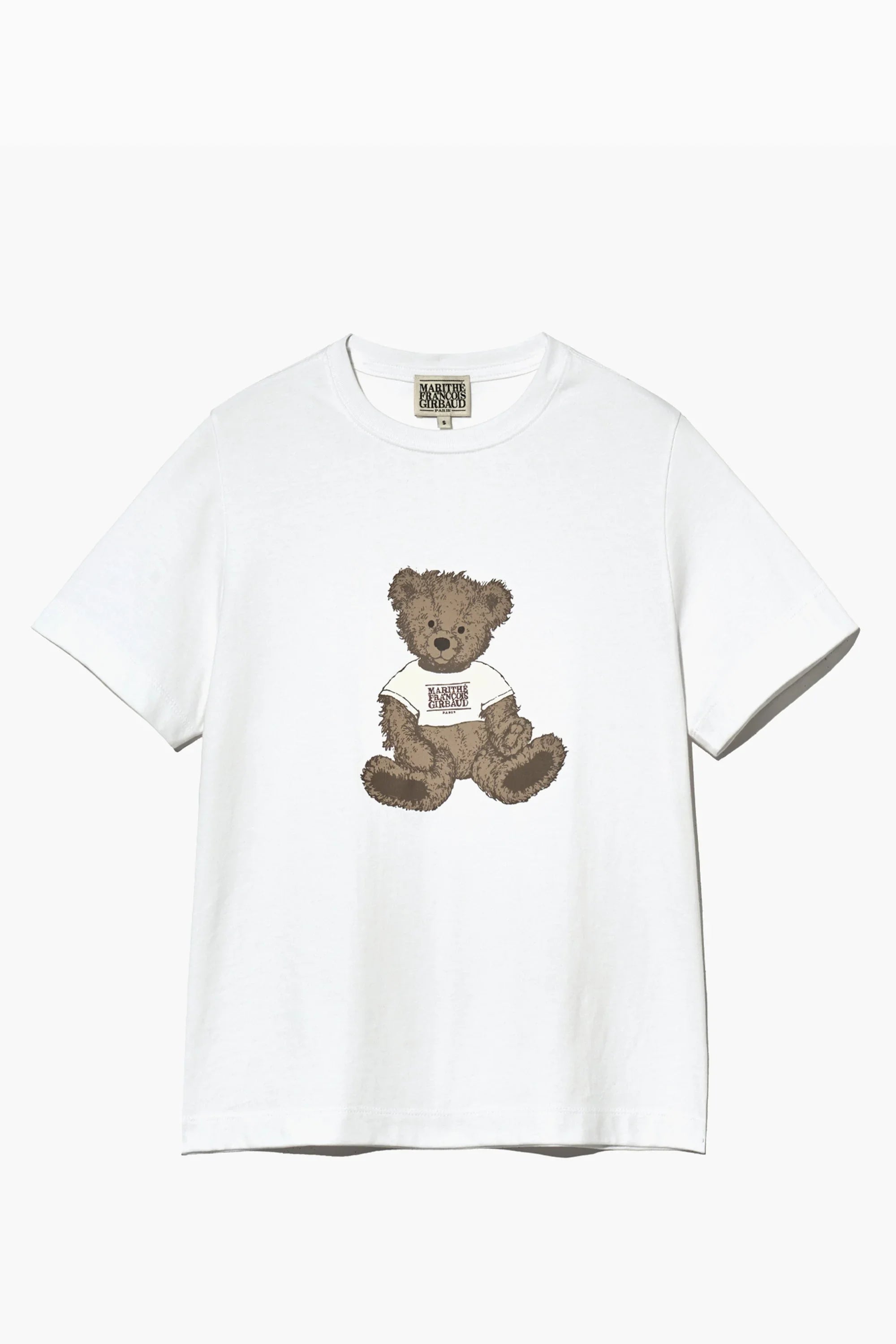 W Doodle Bear Tee White