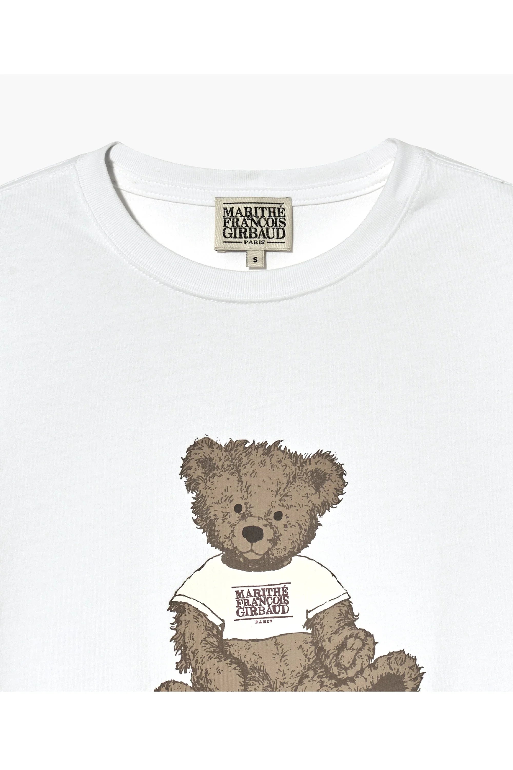 W Doodle Bear Tee White