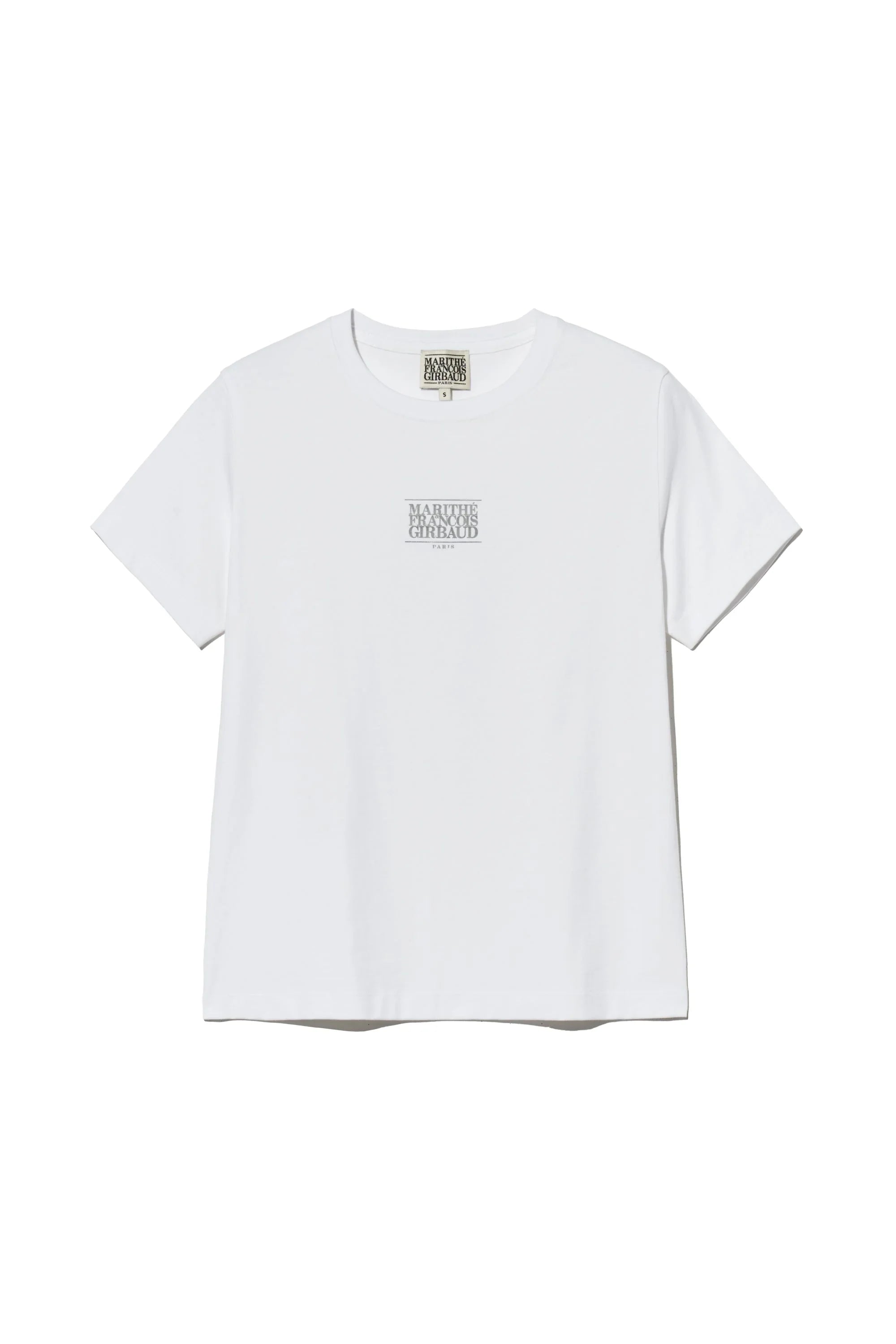 W Small Classic Logo Tee White
