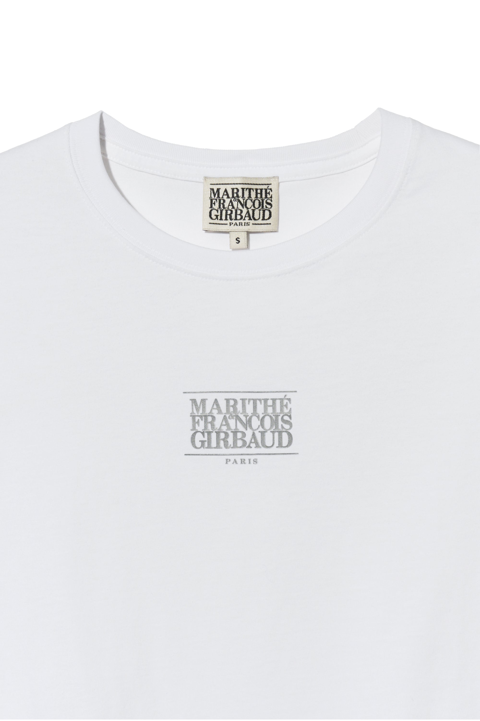W Small Classic Logo Tee White