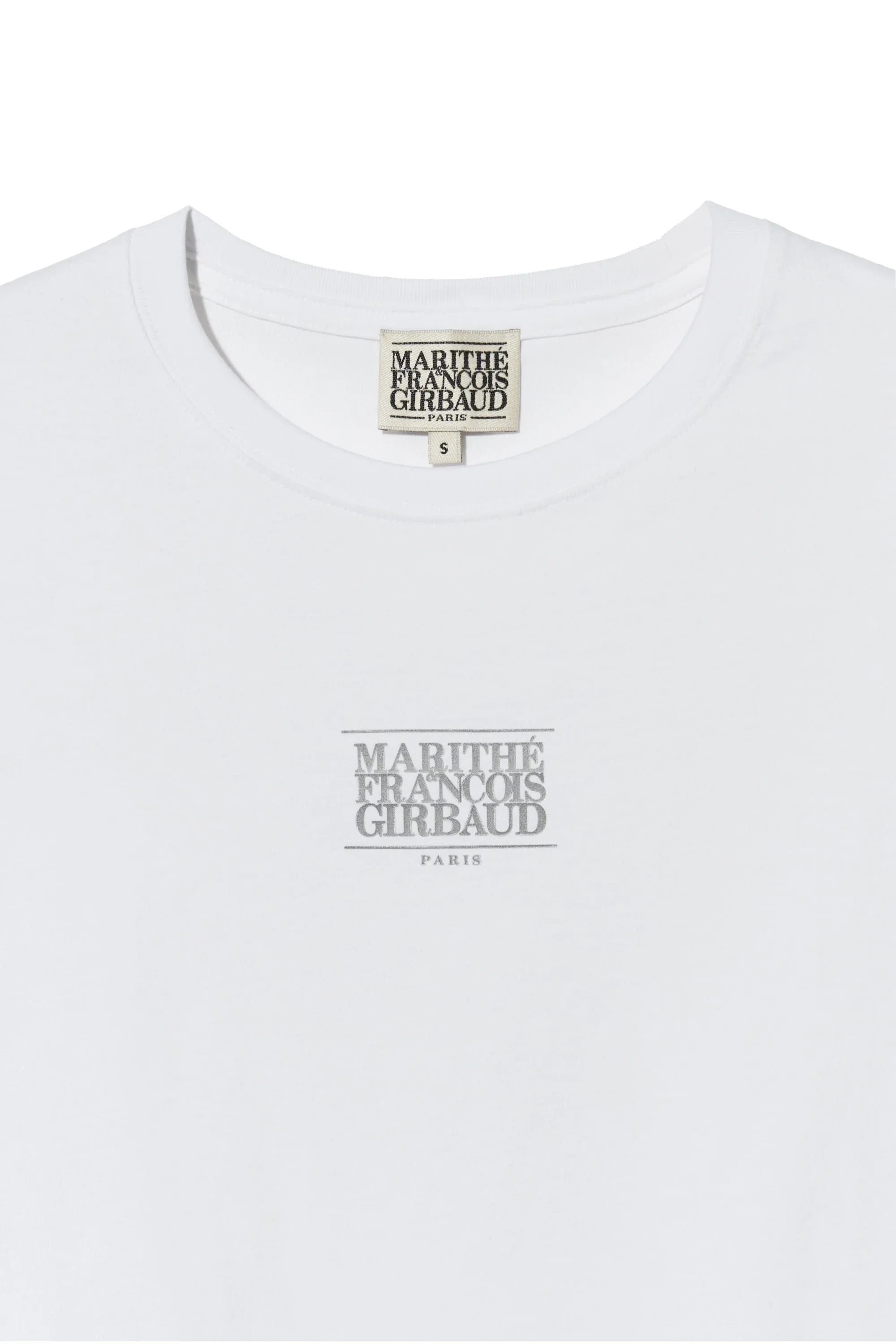 W Small Classic Logo Tee White