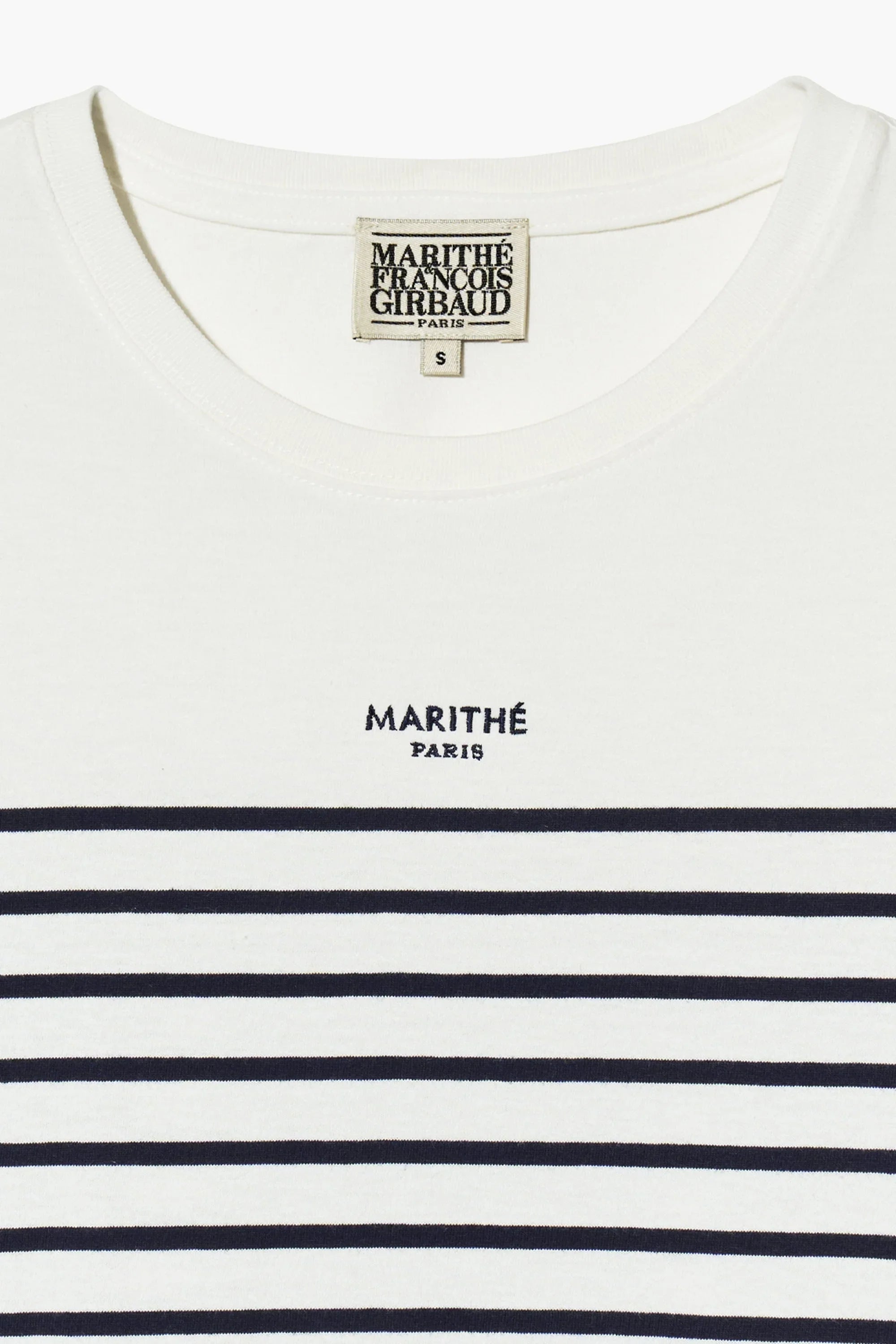 W Stripe Tee White