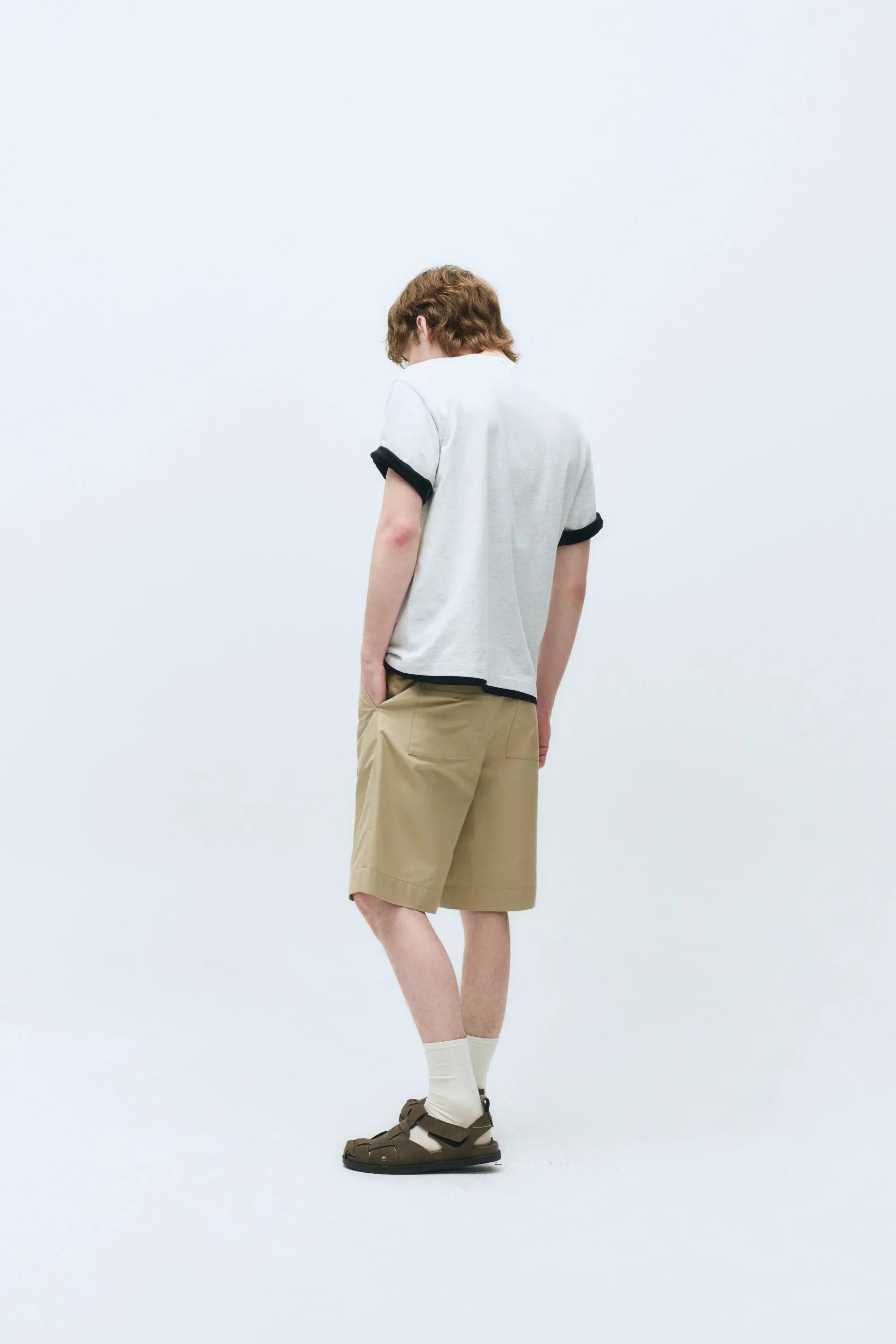 Doodle Bear Tee Light Heather Gray