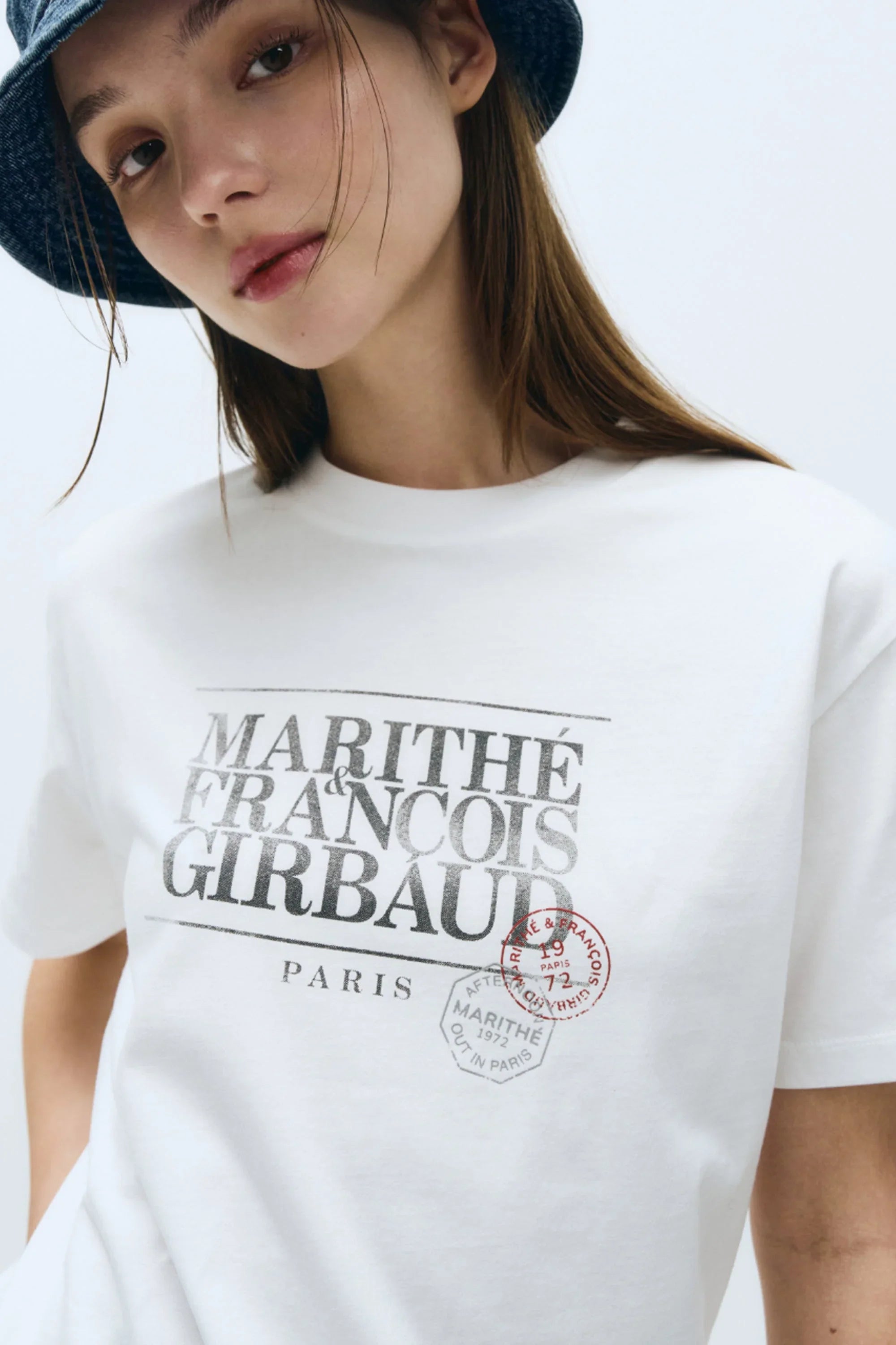 Classic Logo Stamp Tee White