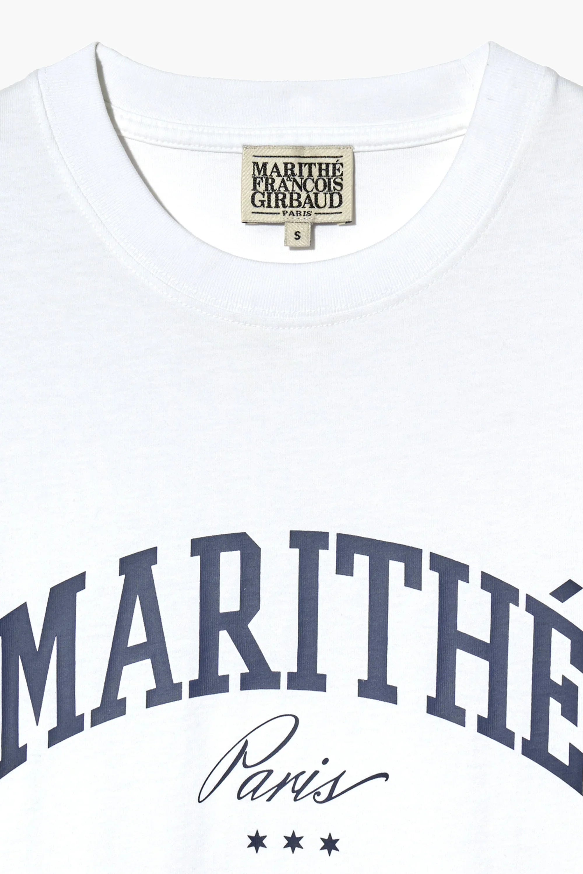 Varsity Tee Nylon Short Set-Up White