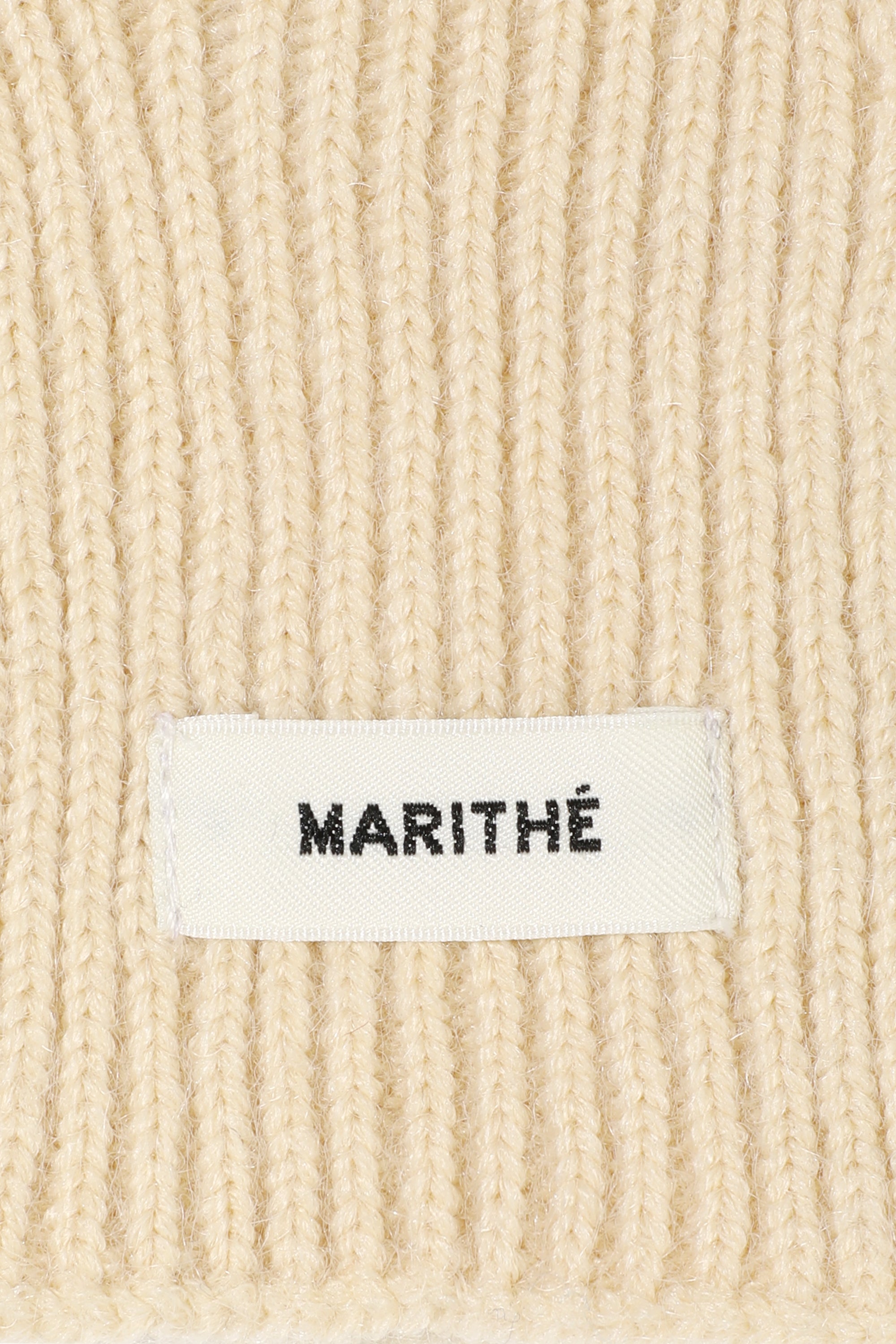 Regular Logo Muffler&Glove Beige