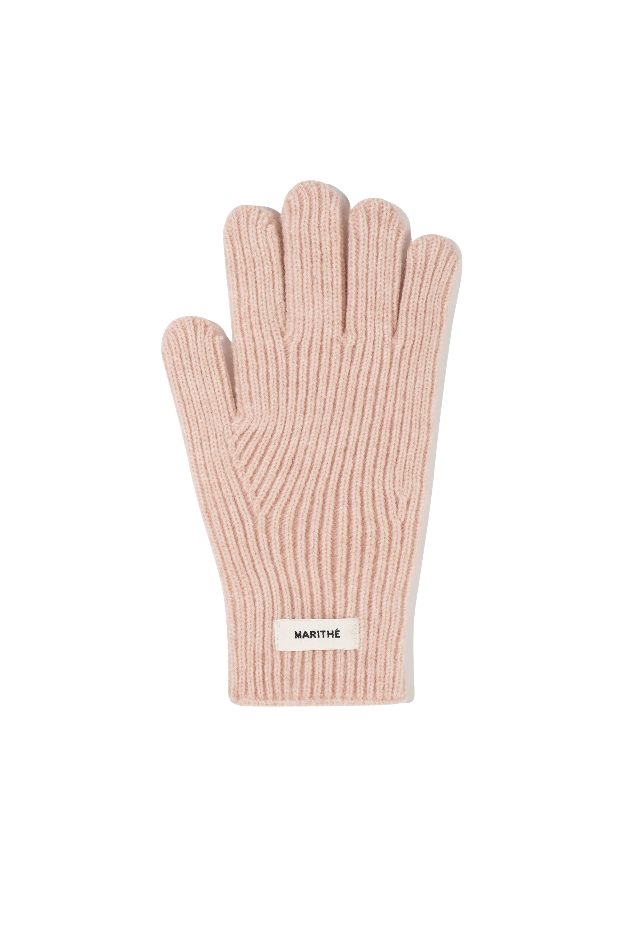 Regular Logo Muffler&Glove Pink