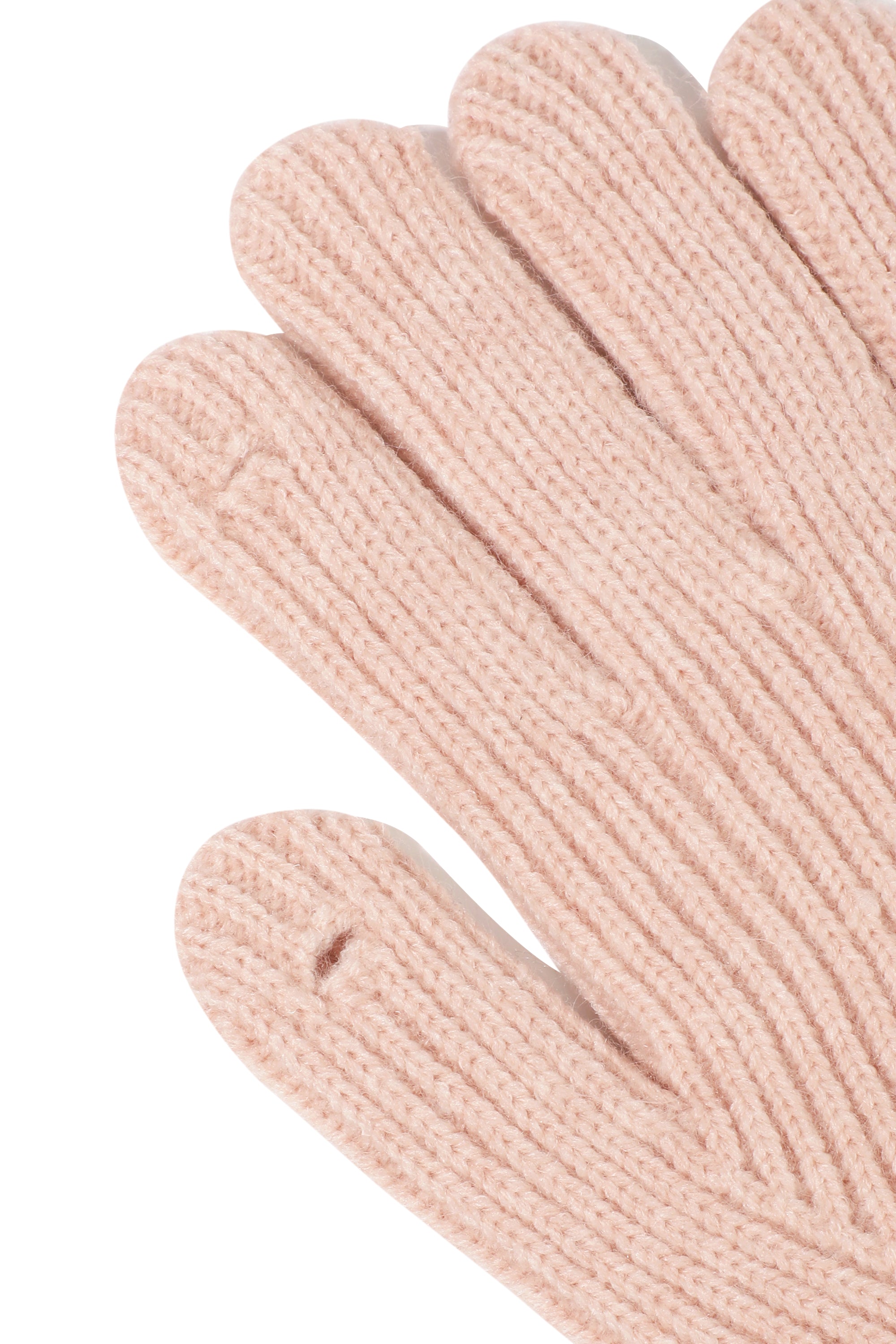 Regular Logo Muffler&Glove Pink