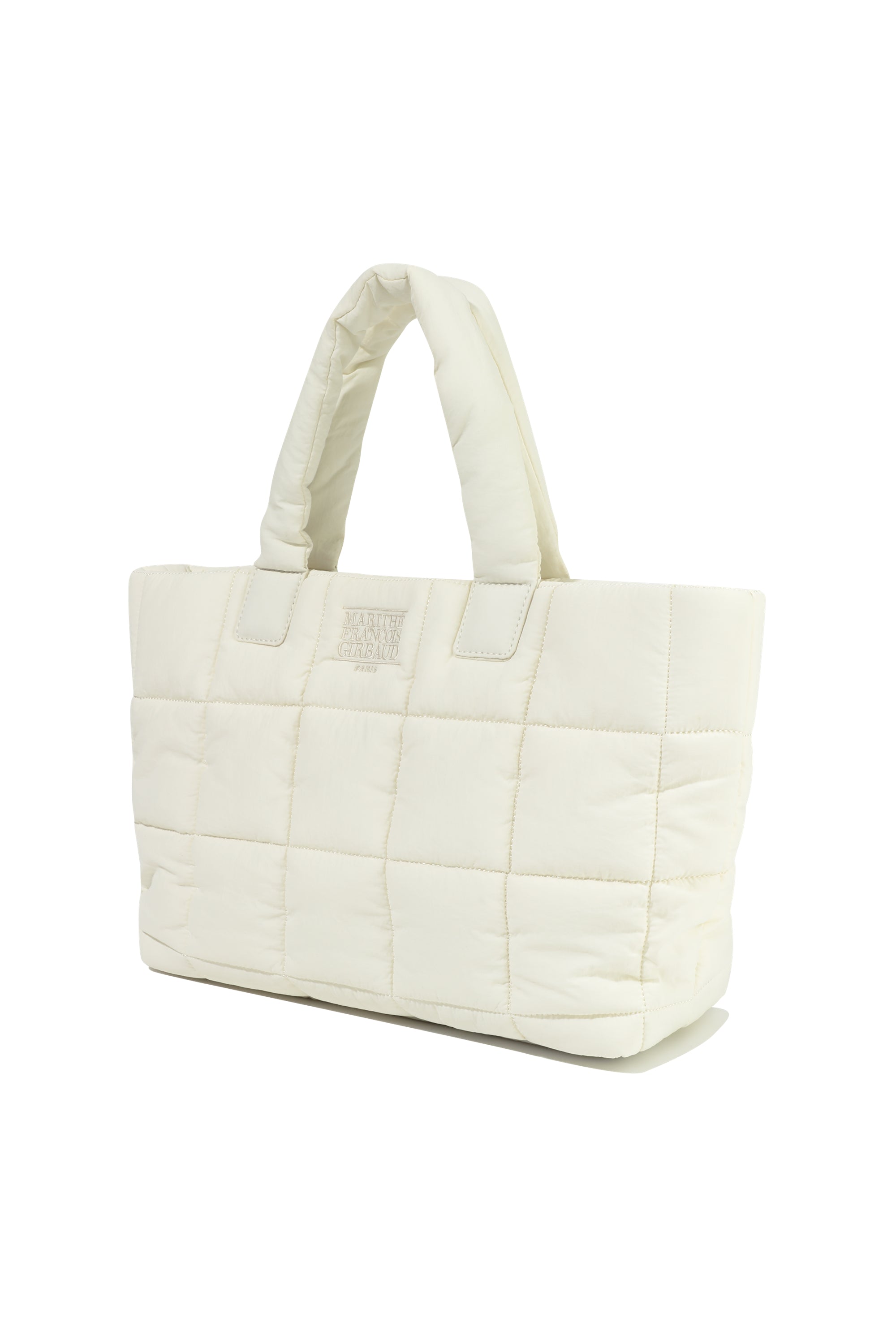 Classic Logo Padding Tote Bag Ivory
