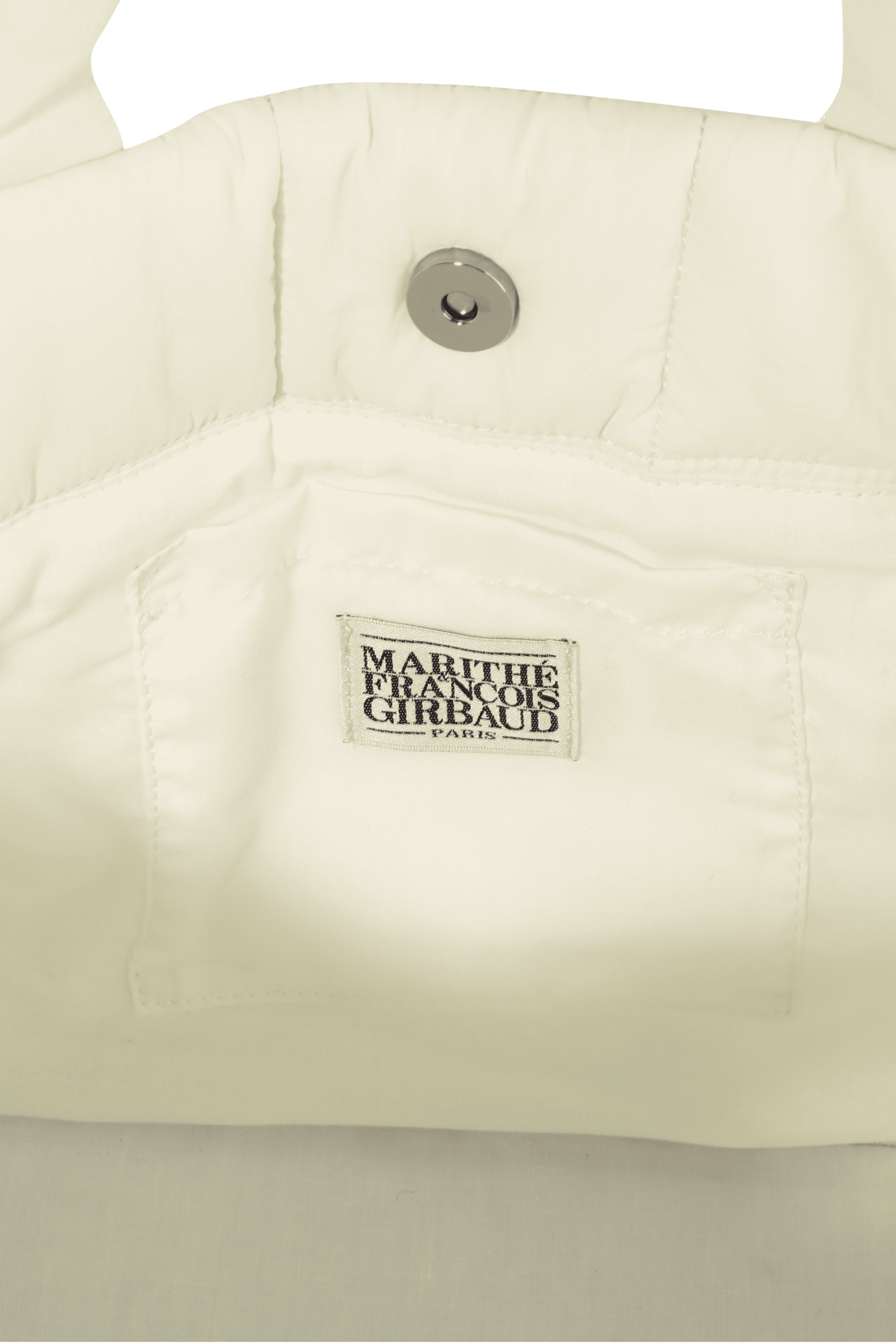 Classic Logo Padding Tote Bag Ivory