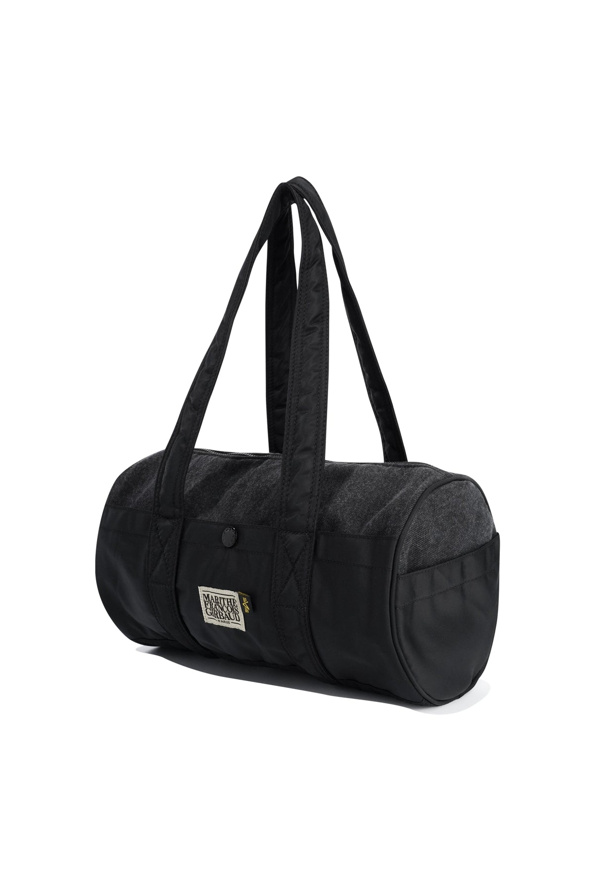 Marithe X Alpha Industries Classic Logo Nylon Duffle Bag Black