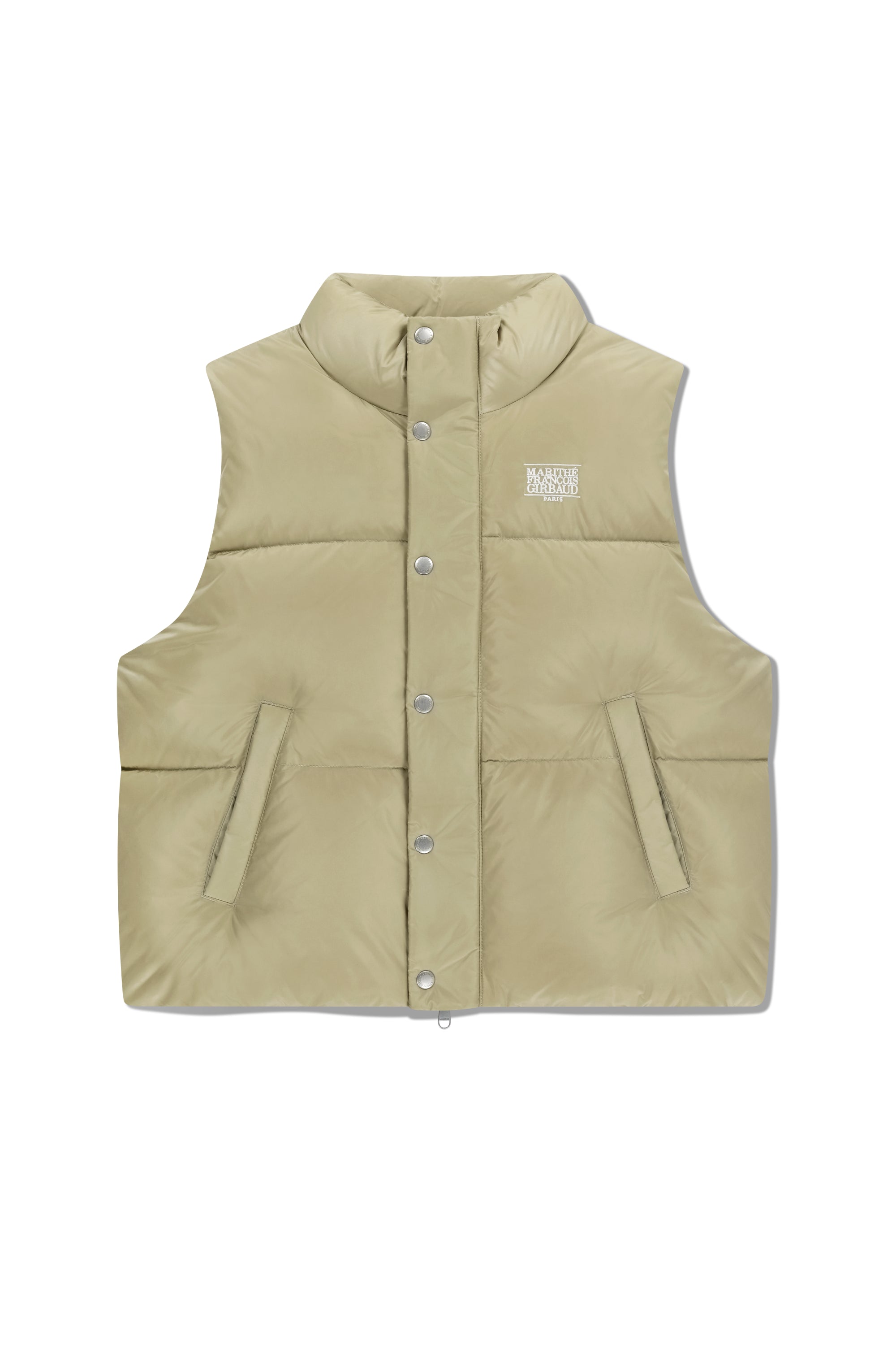 Classic Logo Down Vest Beige