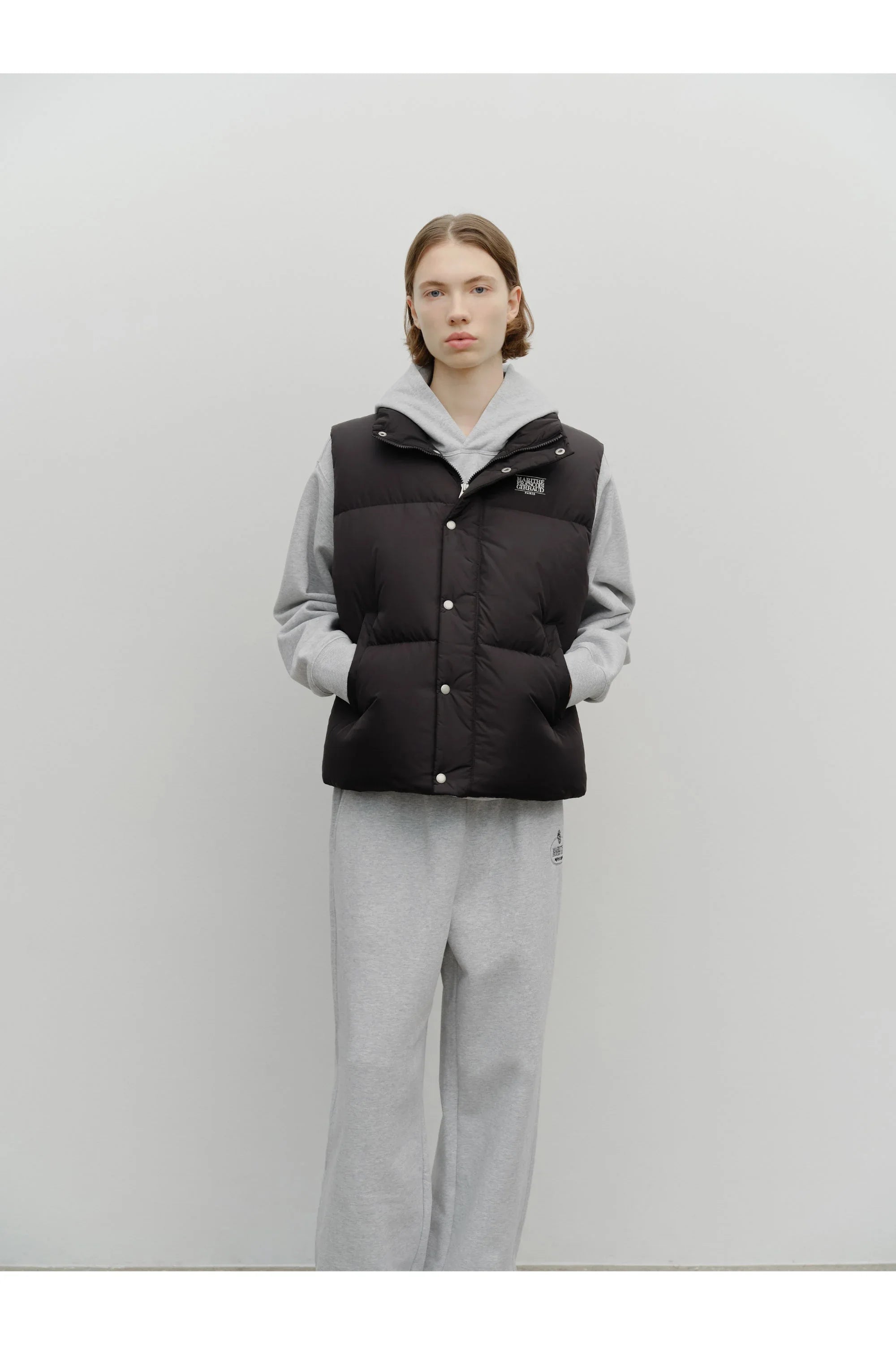 Classic Logo Down Vest Black