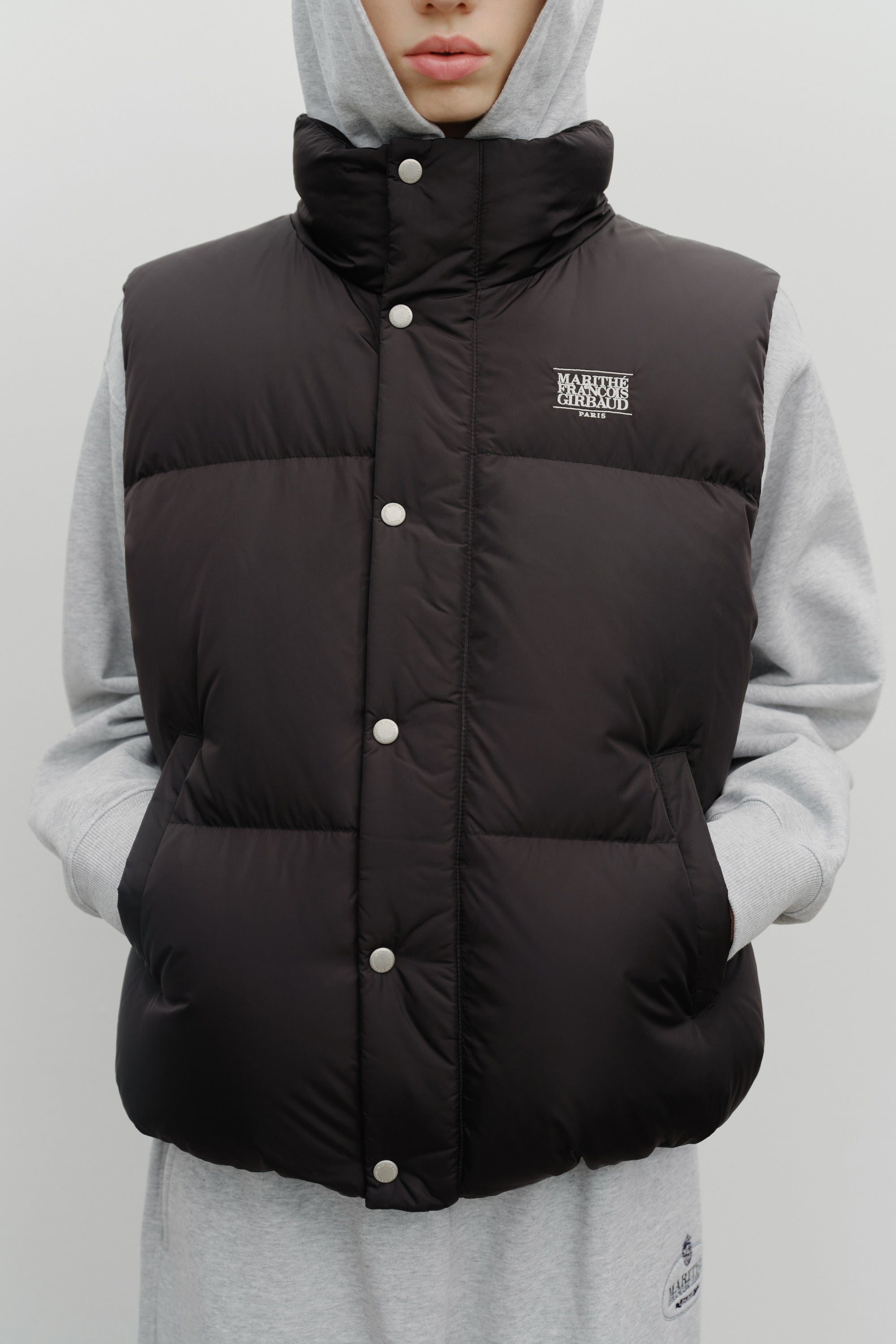 Classic Logo Down Vest Black