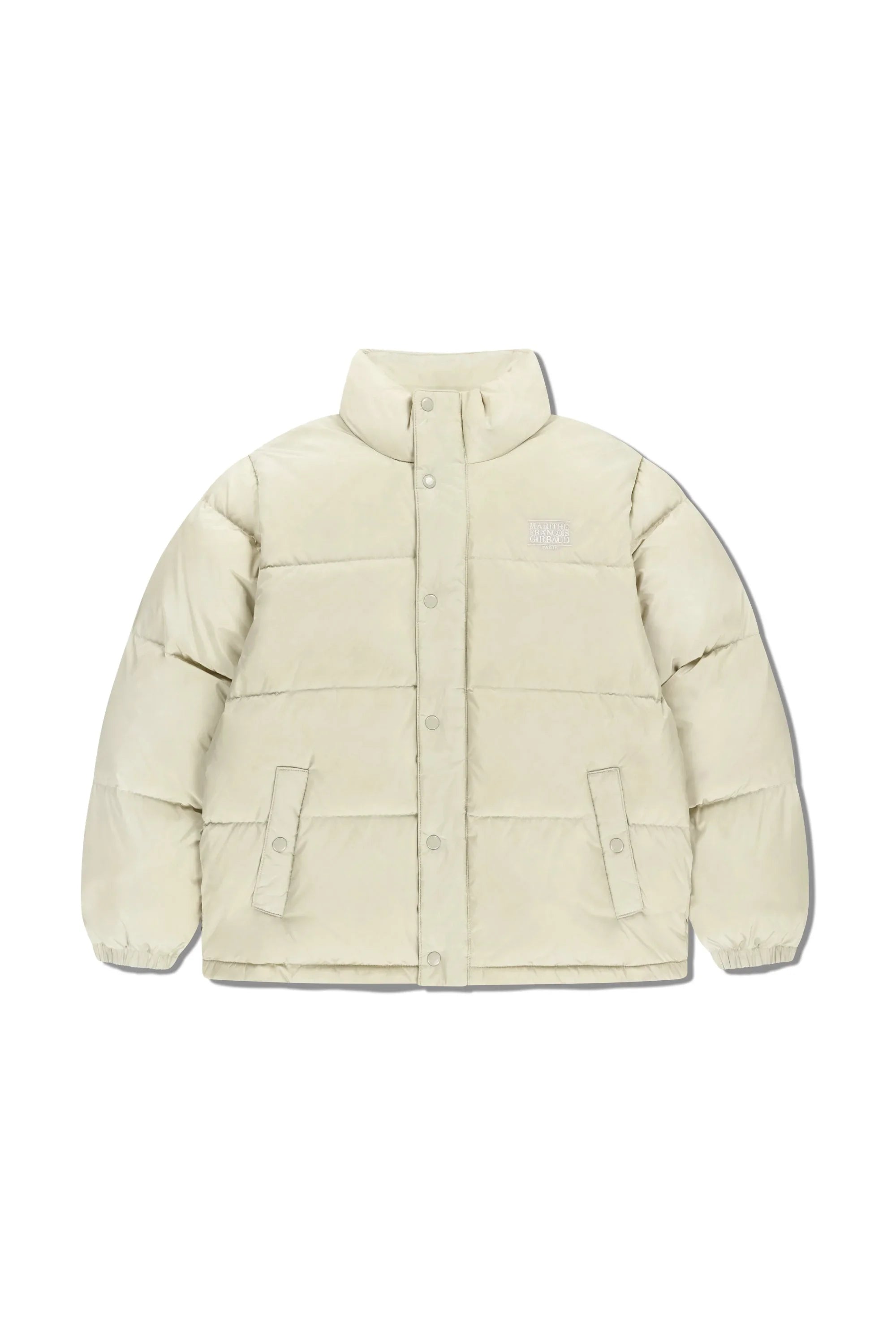 Classic Logo Down Jacket Light Beige