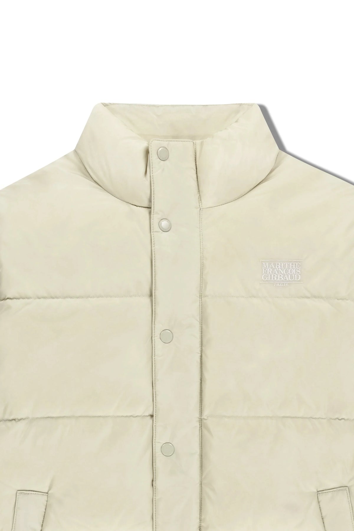Classic Logo Down Jacket Light Beige
