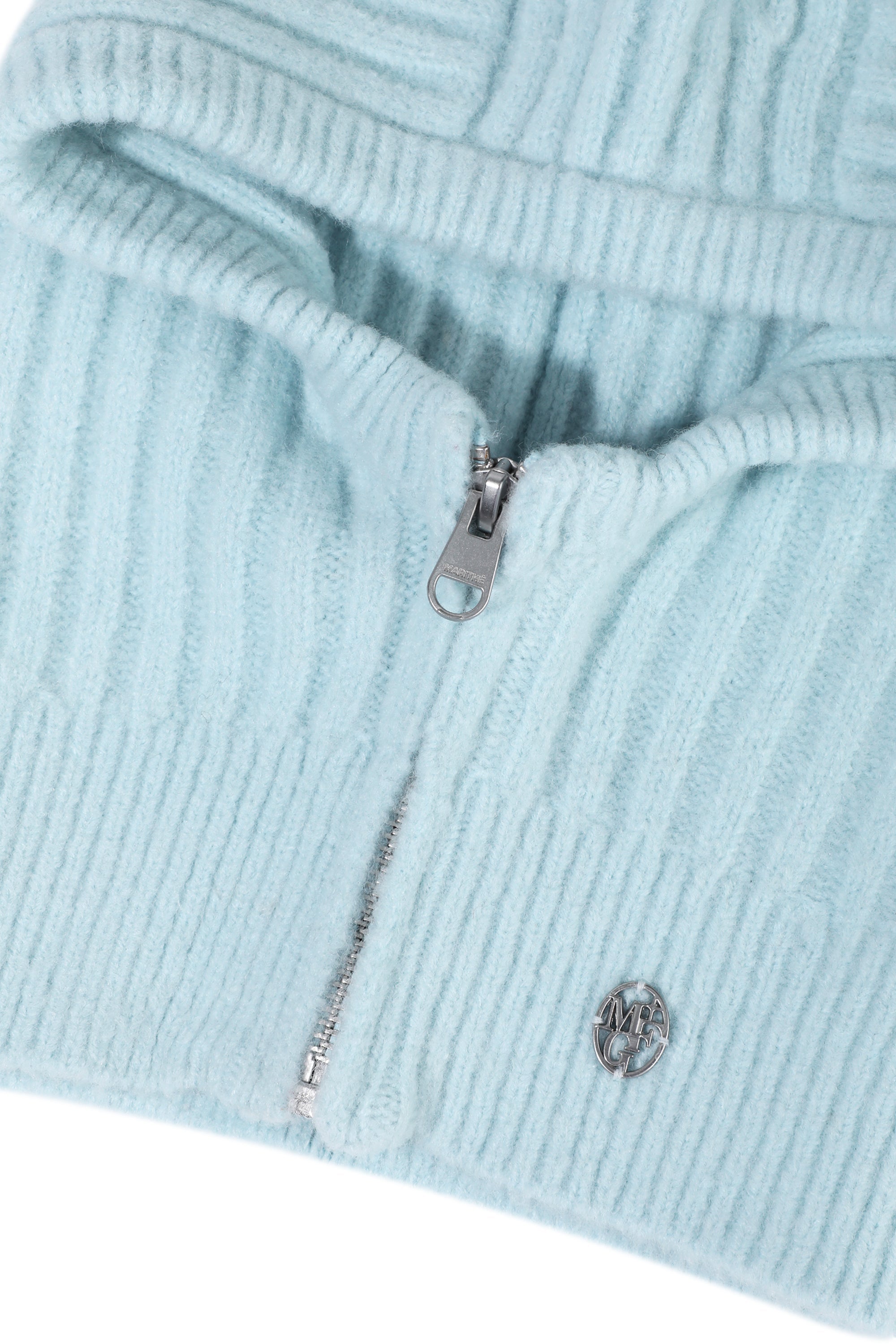 Classic Logo Zip Up Balaclava Sky Blue