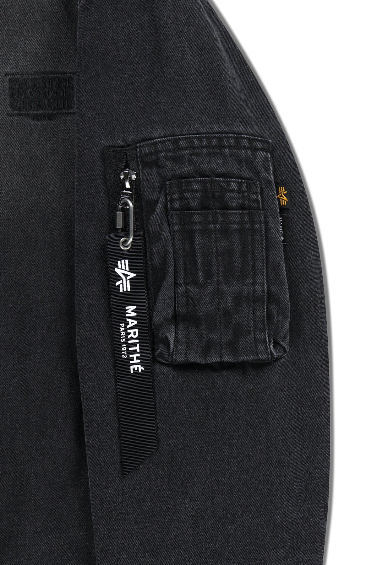 Marithe X Alpha Industries Ma-1 Jumper Black