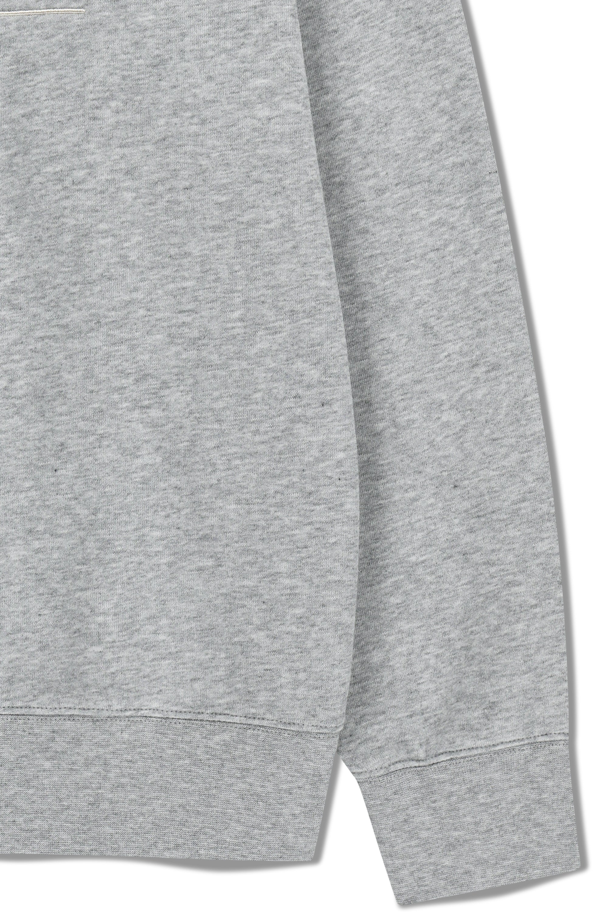 Classic Logo Embroidery Sweatshirt (Brushed) Heather Gray