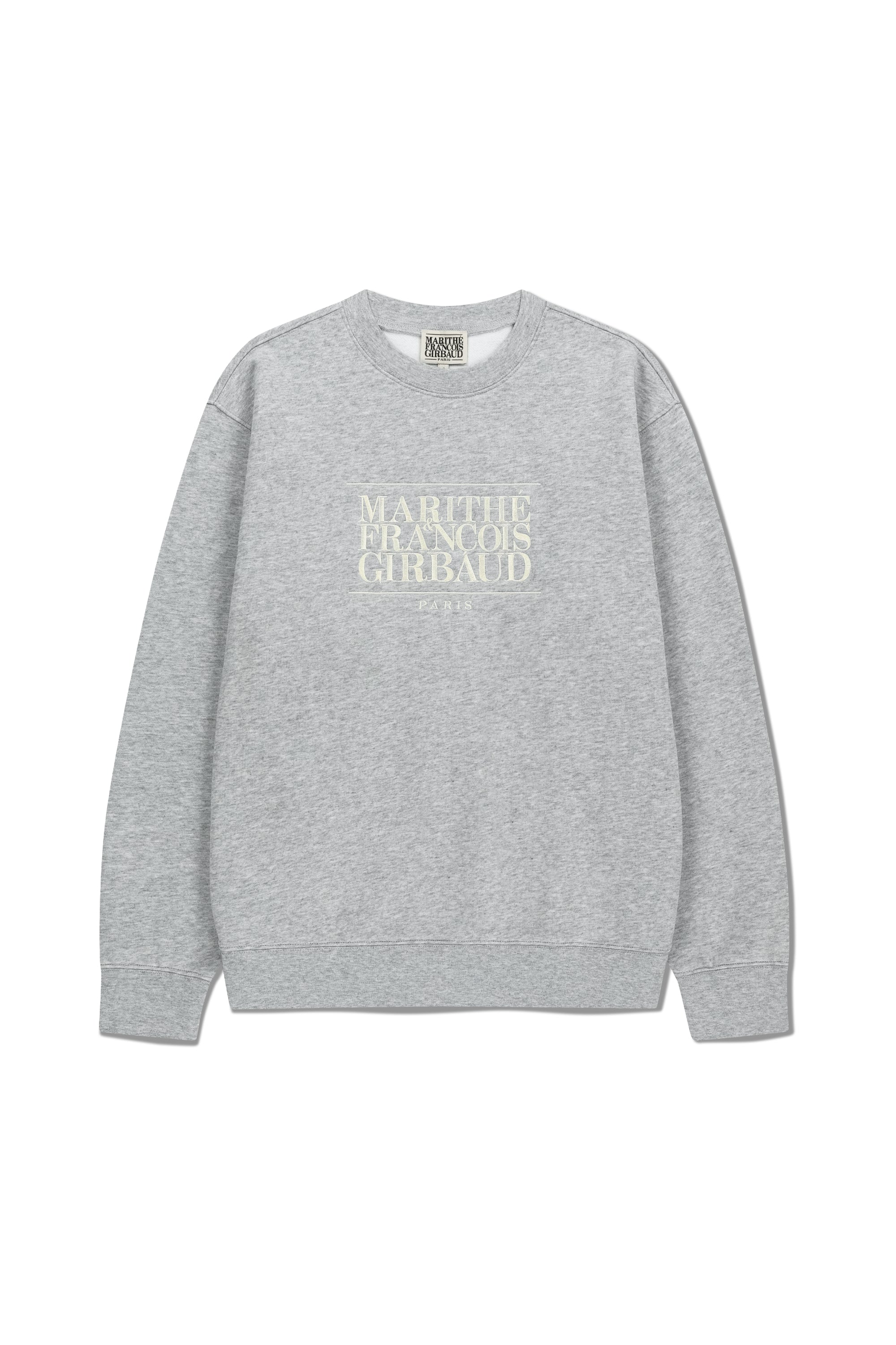 Classic Logo Embroidery Sweatshirt (Brushed) Heather Gray