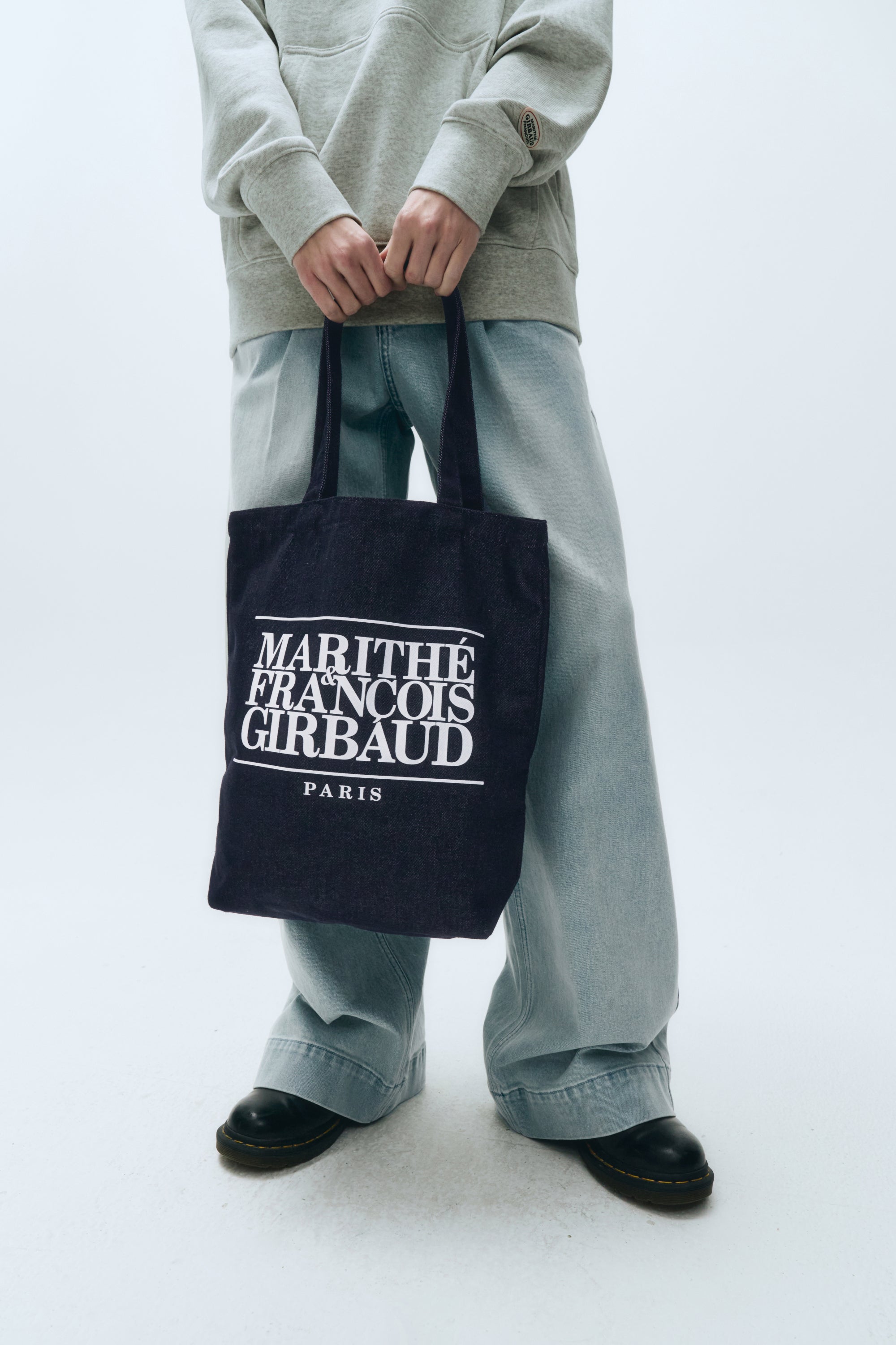 Classic Logo Denim Eco Bag Dark Blue