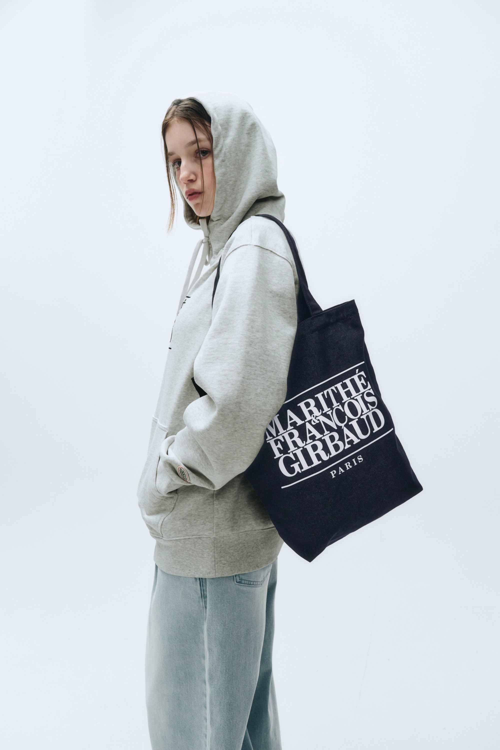 Classic Logo Denim Eco Bag Dark Blue