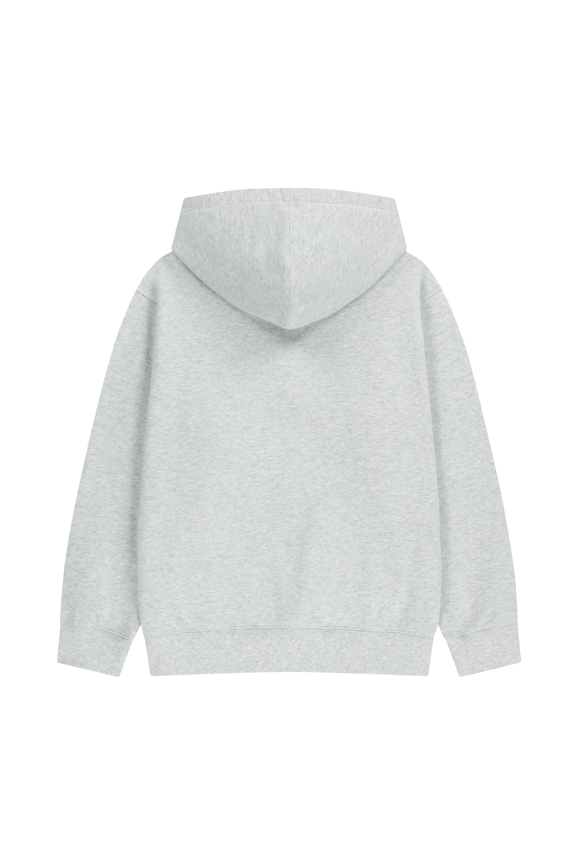 Classic Logo Embroidery Hoodie Light Heather Gray