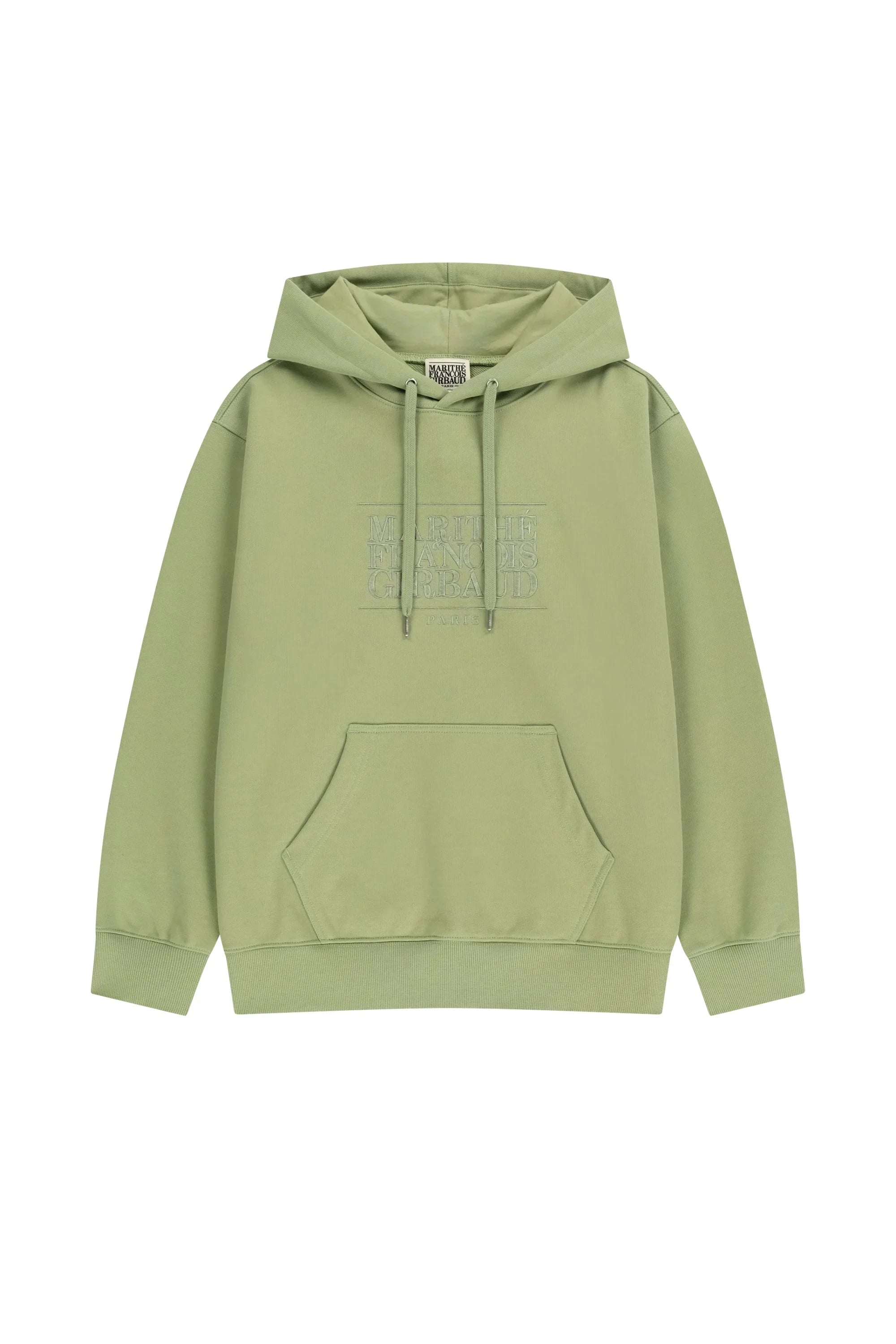 Classic Logo Embroidery Hoodie Olive