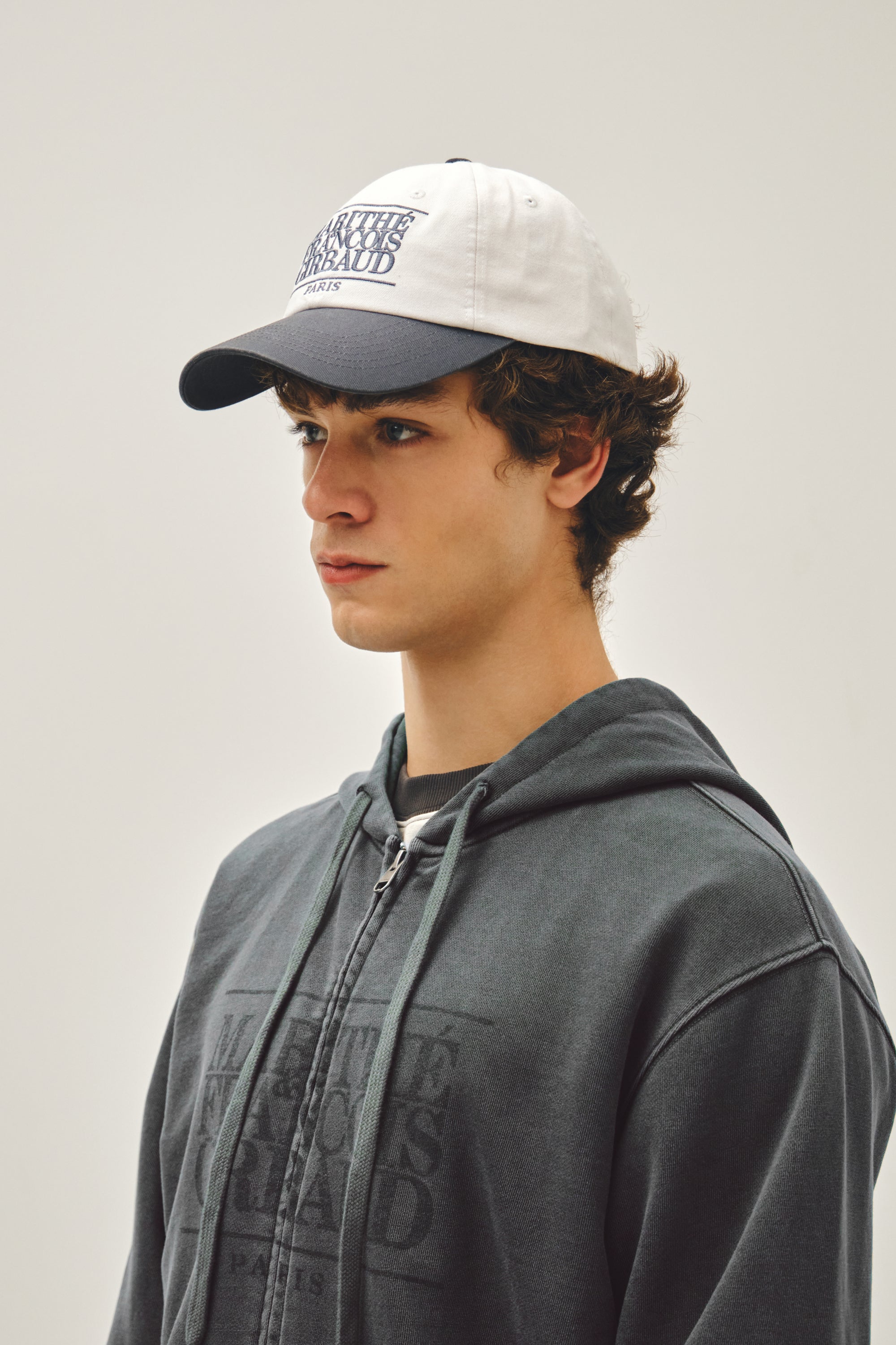 Classic Logo 6Panel Color Block Cap Dark Gray